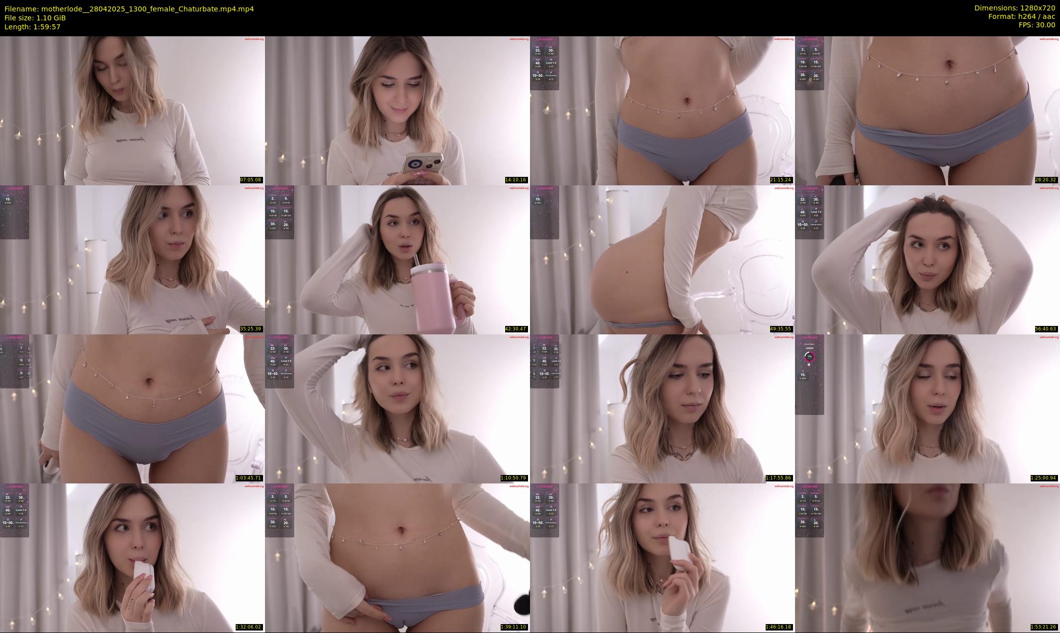 motherlode_ — 120 minute Chaturbate female cam show recording, 720p, Apr 28, 2025