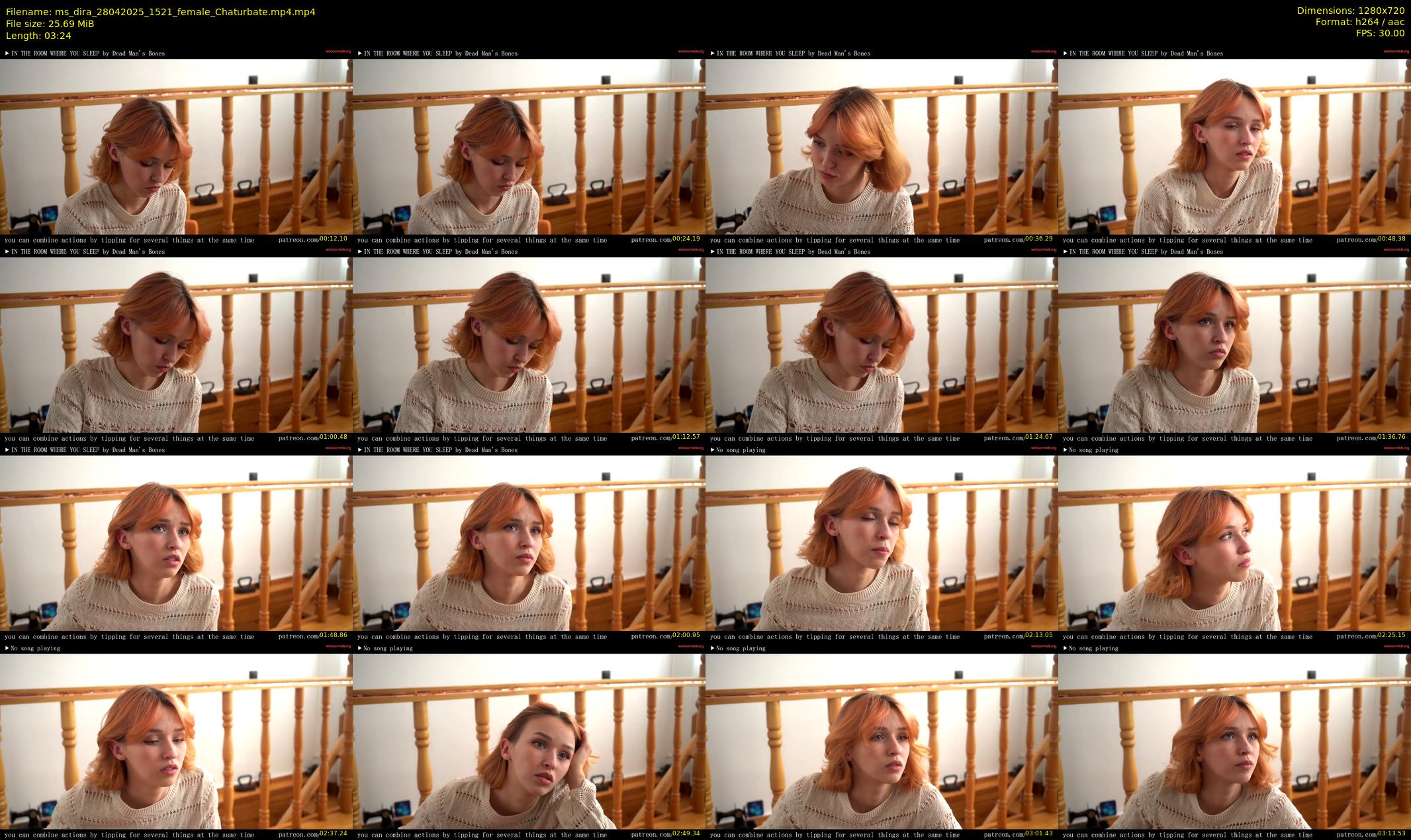 ms_dira — 4 minute Chaturbate female cam show recording, 720p, Apr 28, 2025