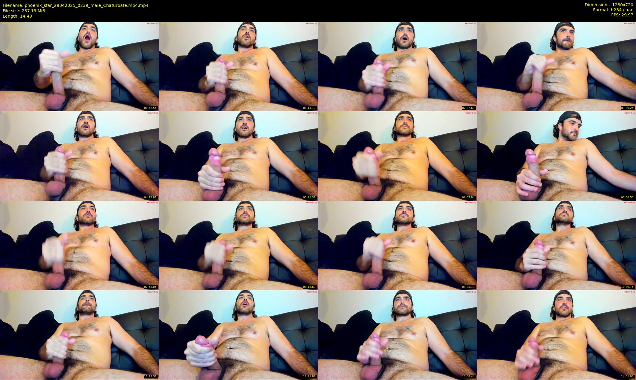phoenix_star — 15 minute Chaturbate male cam show recording, 720p, Apr 29, 2025