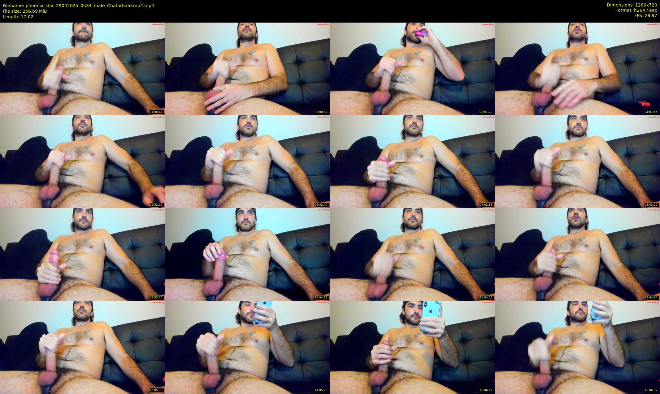 phoenix_star — 18 minute Chaturbate male cam show recording, 720p, Apr 29, 2025
