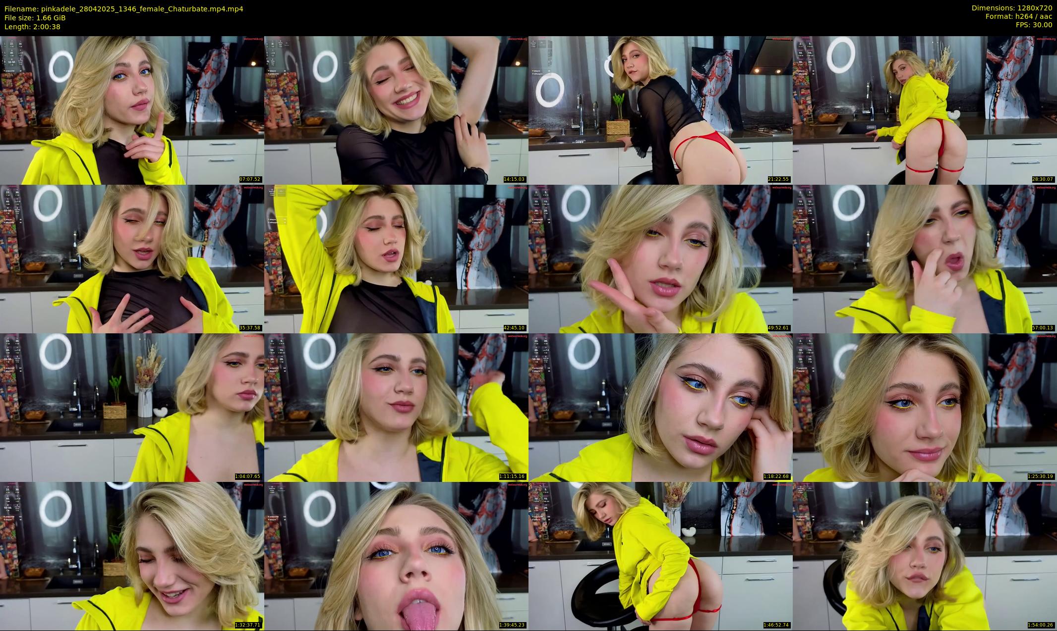 pinkadele — 121 minute Chaturbate female cam show recording, 720p, Apr 28, 2025