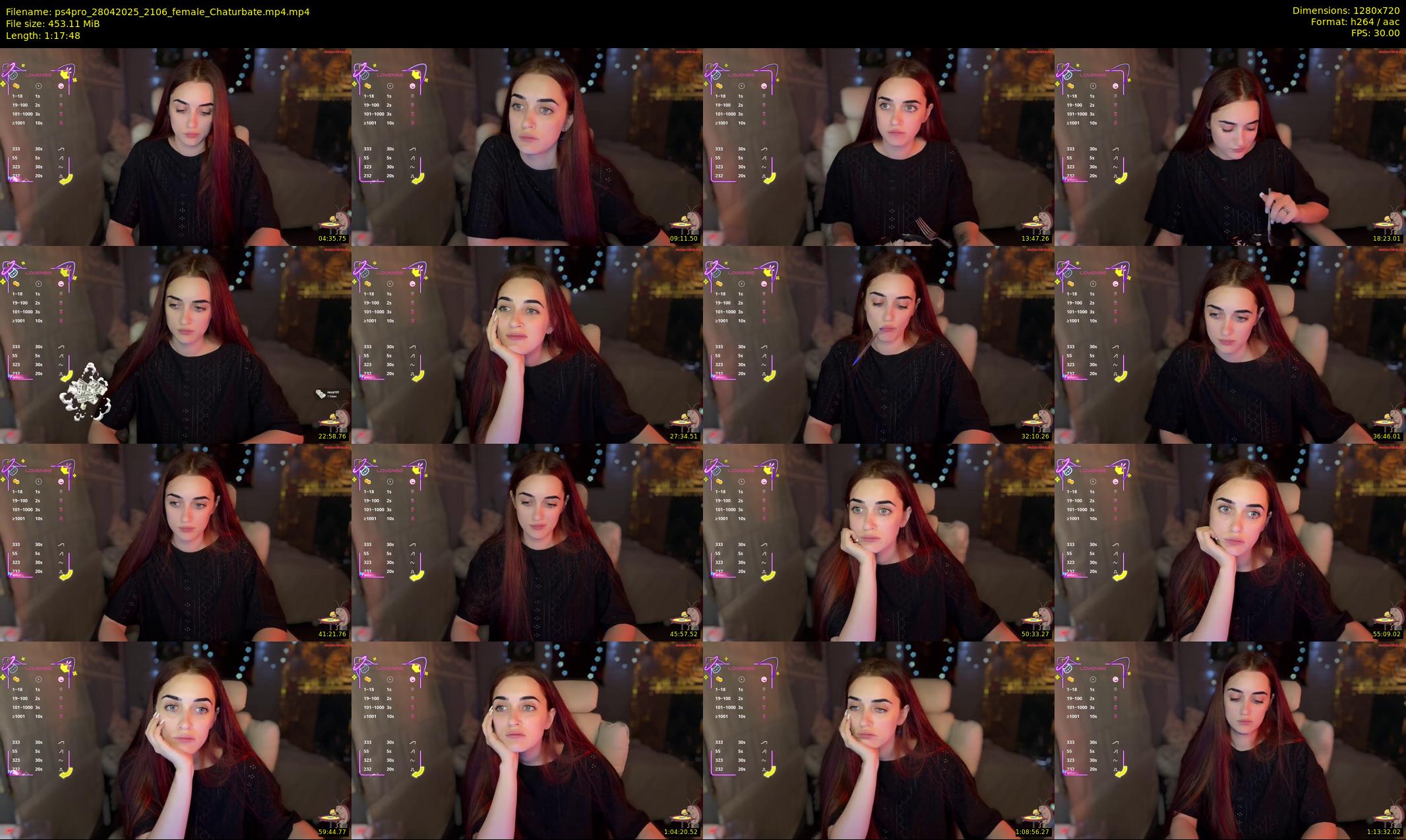 ps4pro — 78 minute Chaturbate female cam show recording, 720p, Apr 28, 2025