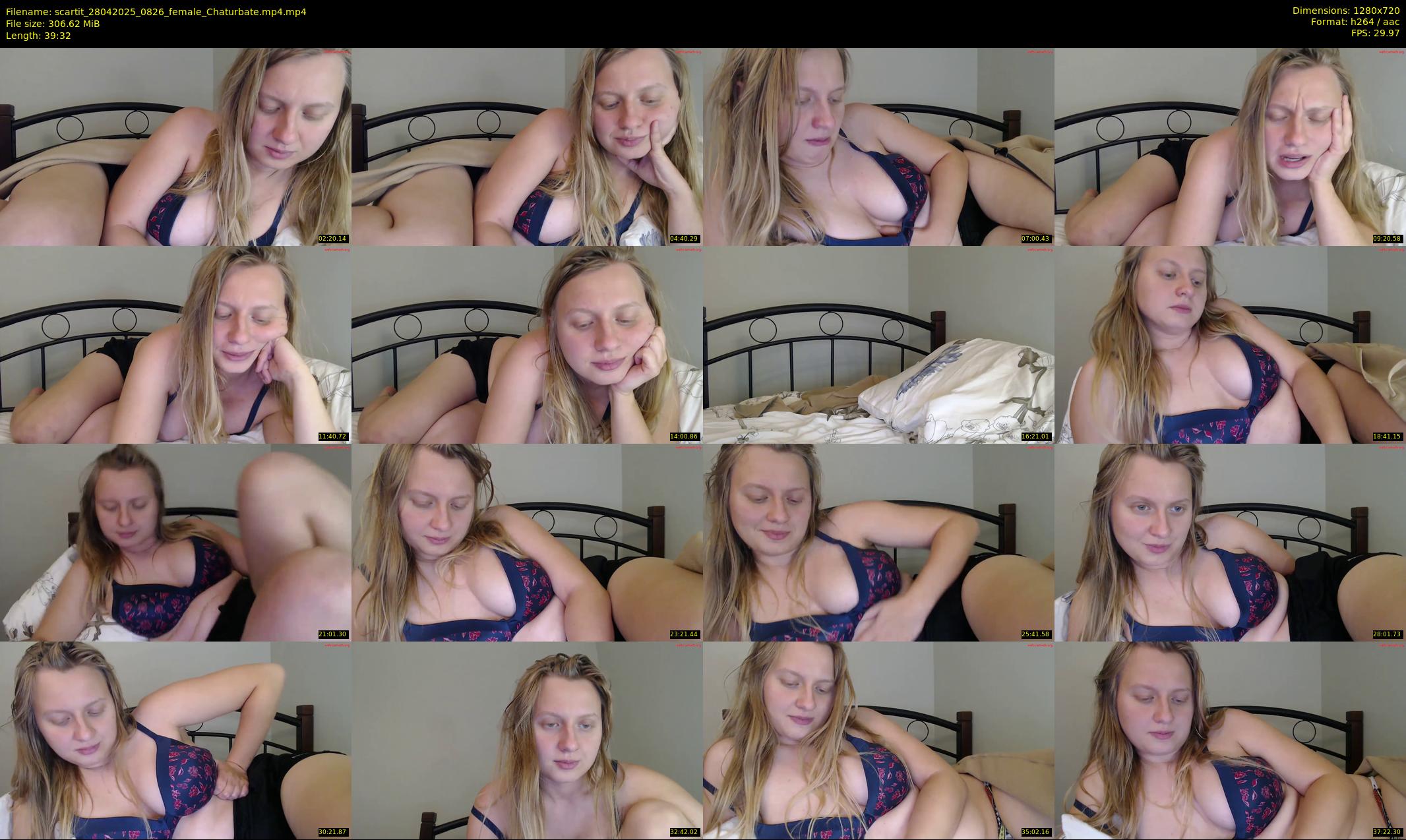 scartit — 40 minute Chaturbate female cam show recording, 720p, Apr 28, 2025