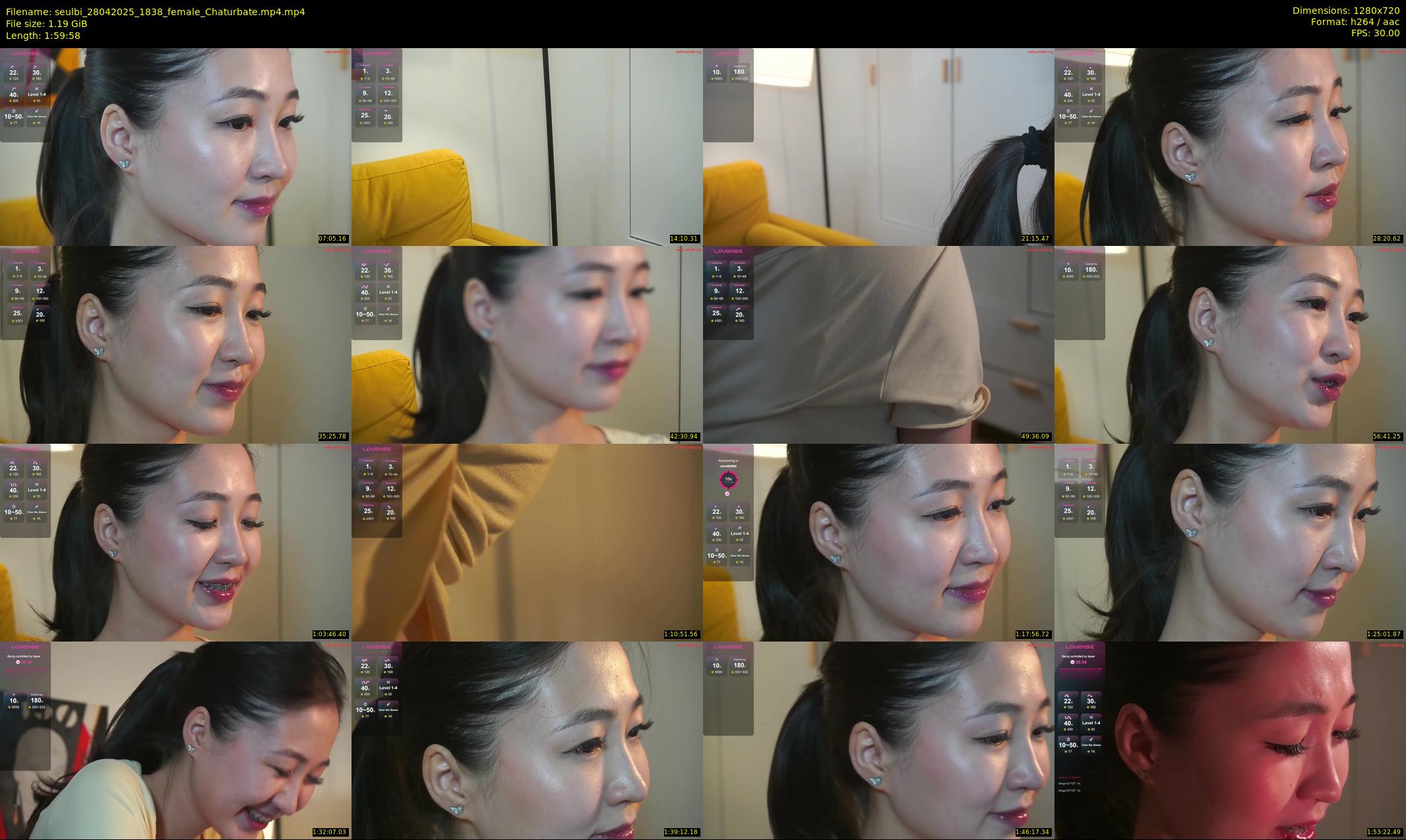 seulbi — 120 minute Chaturbate female cam show recording, 720p, Apr 28, 2025