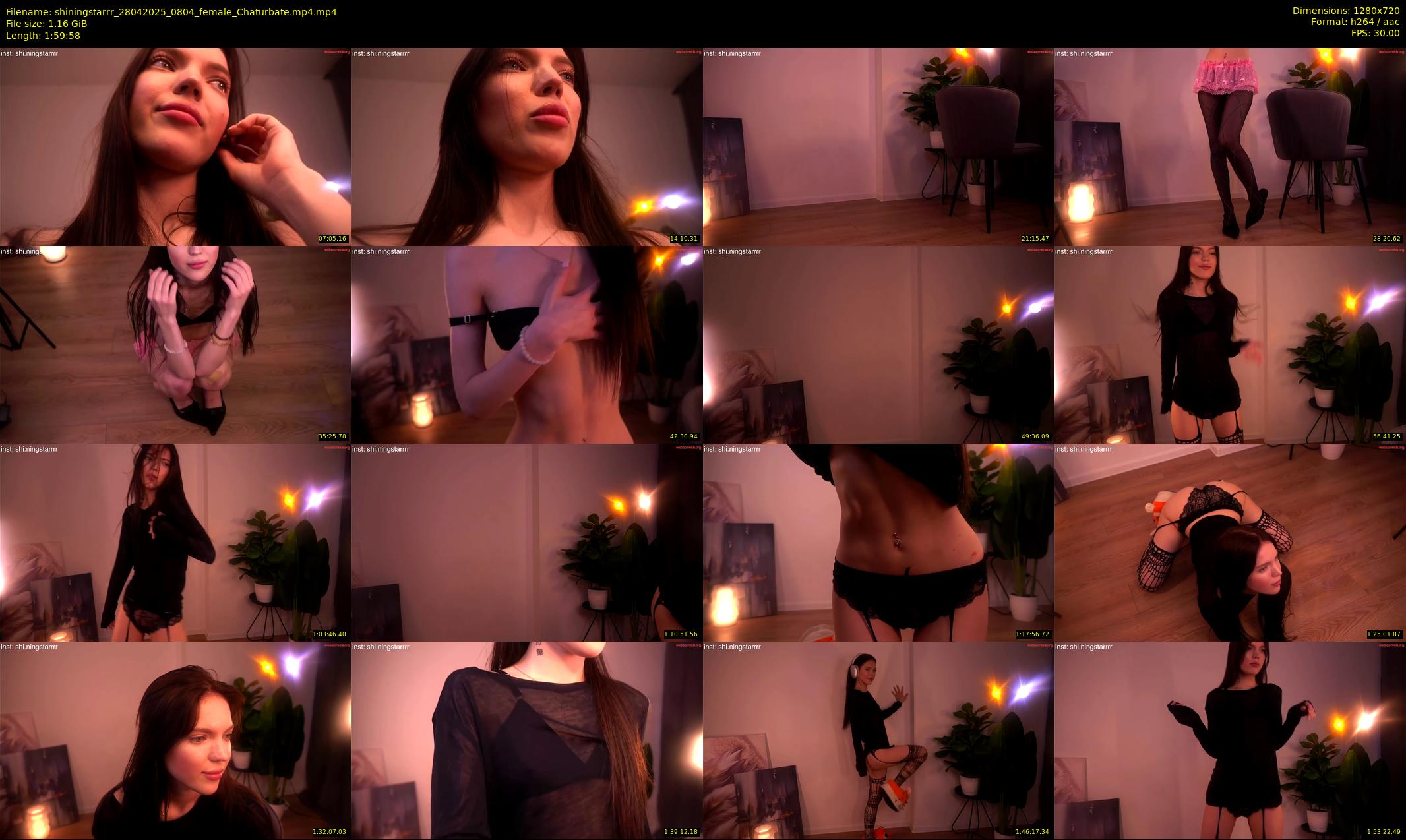 shiningstarrr — 120 minute Chaturbate female cam show recording, 720p, Apr 28, 2025