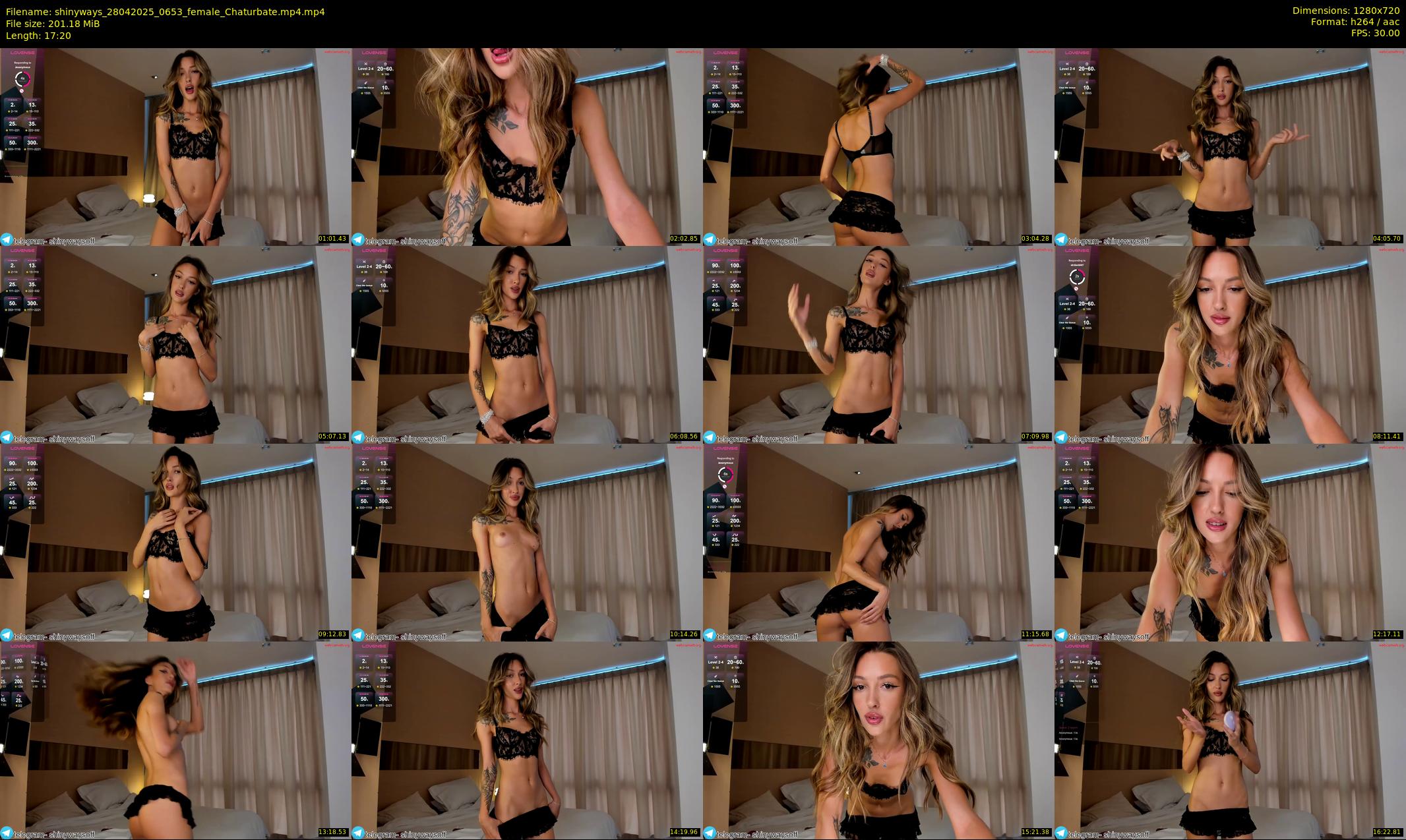 shinyways — 18 minute Chaturbate couple cam show recording, 720p, Apr 28, 2025