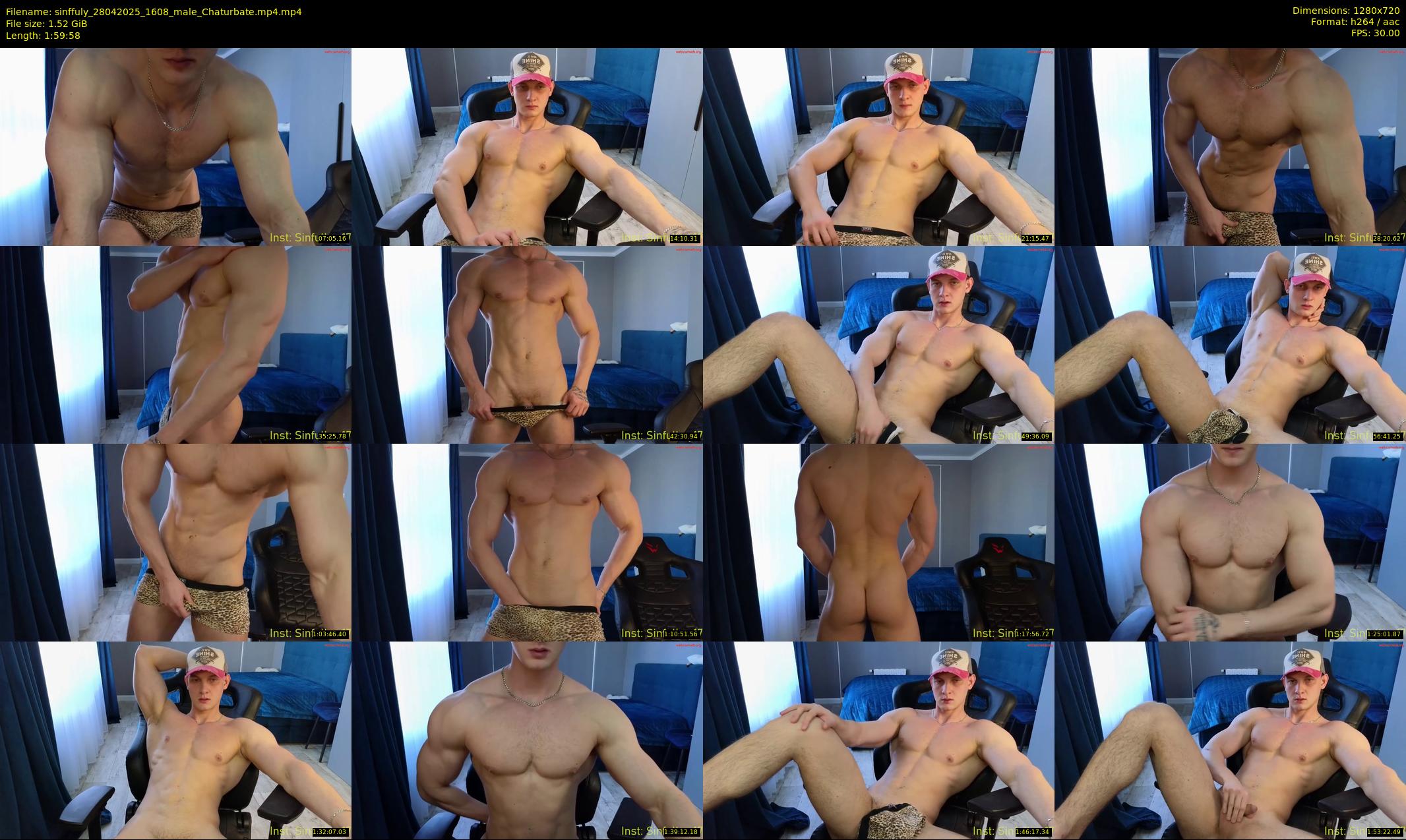 sinffuly — 120 minute Chaturbate male cam show recording, 720p, Apr 28, 2025