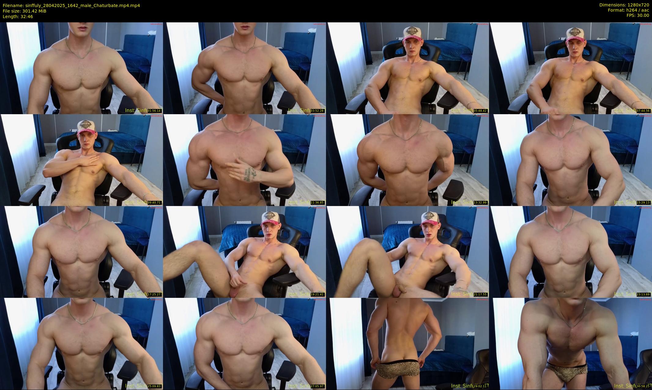 sinffuly — 33 minute Chaturbate male cam show recording, 720p, Apr 28, 2025