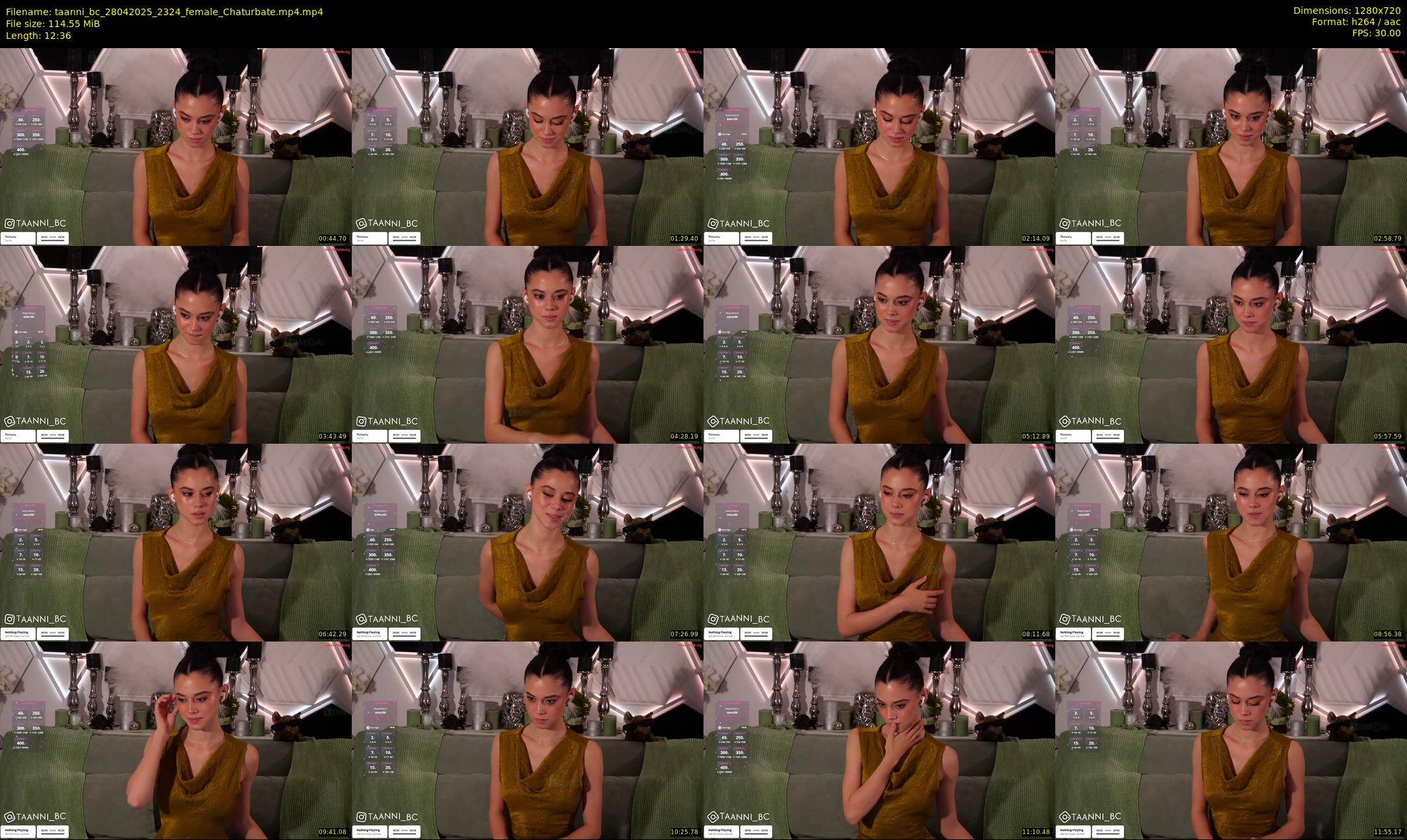 taanni_bc — 13 minute Chaturbate female cam show recording, 720p, Apr 28, 2025