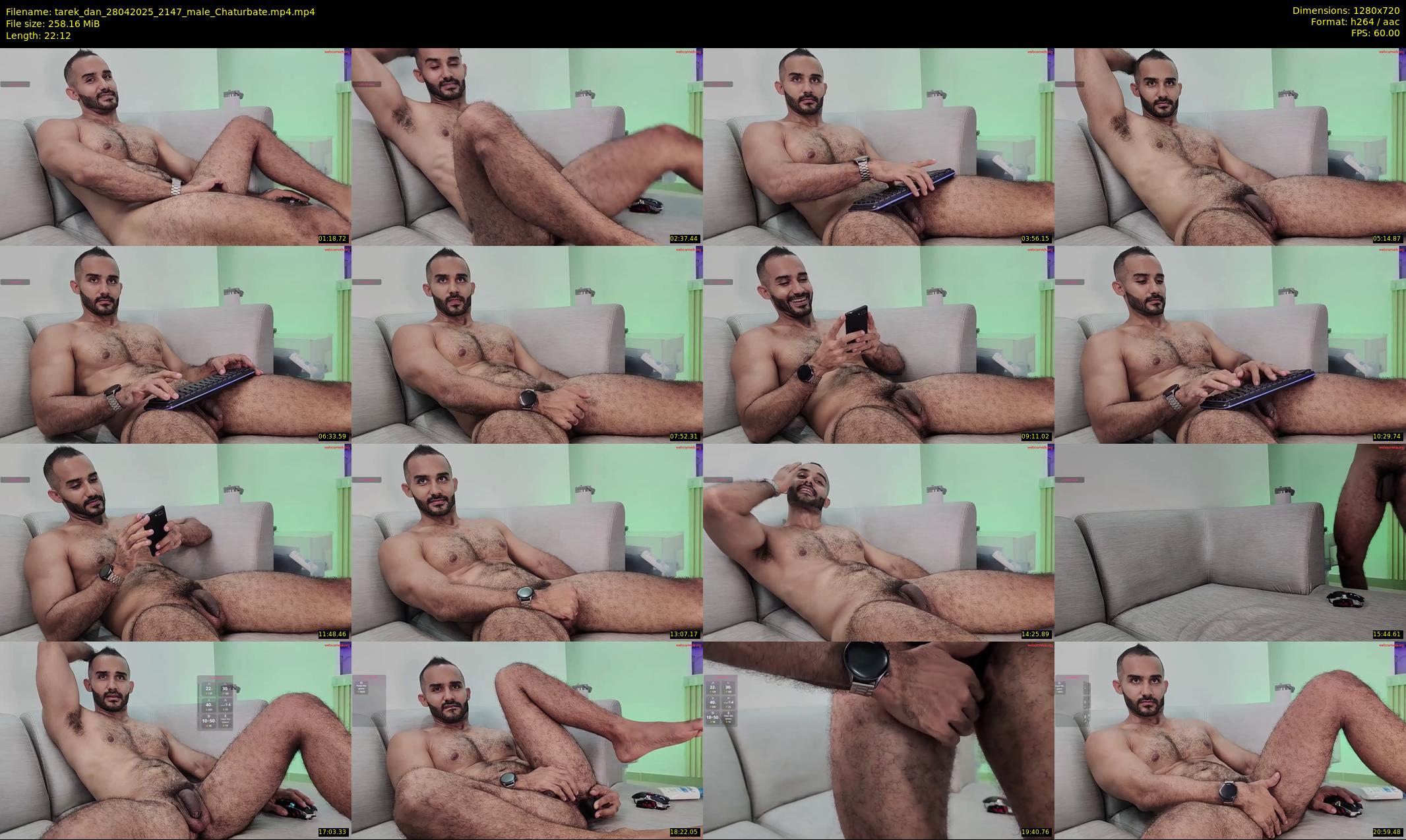 tarek_dan — 23 minute Chaturbate male cam show recording, 720p, Apr 28, 2025