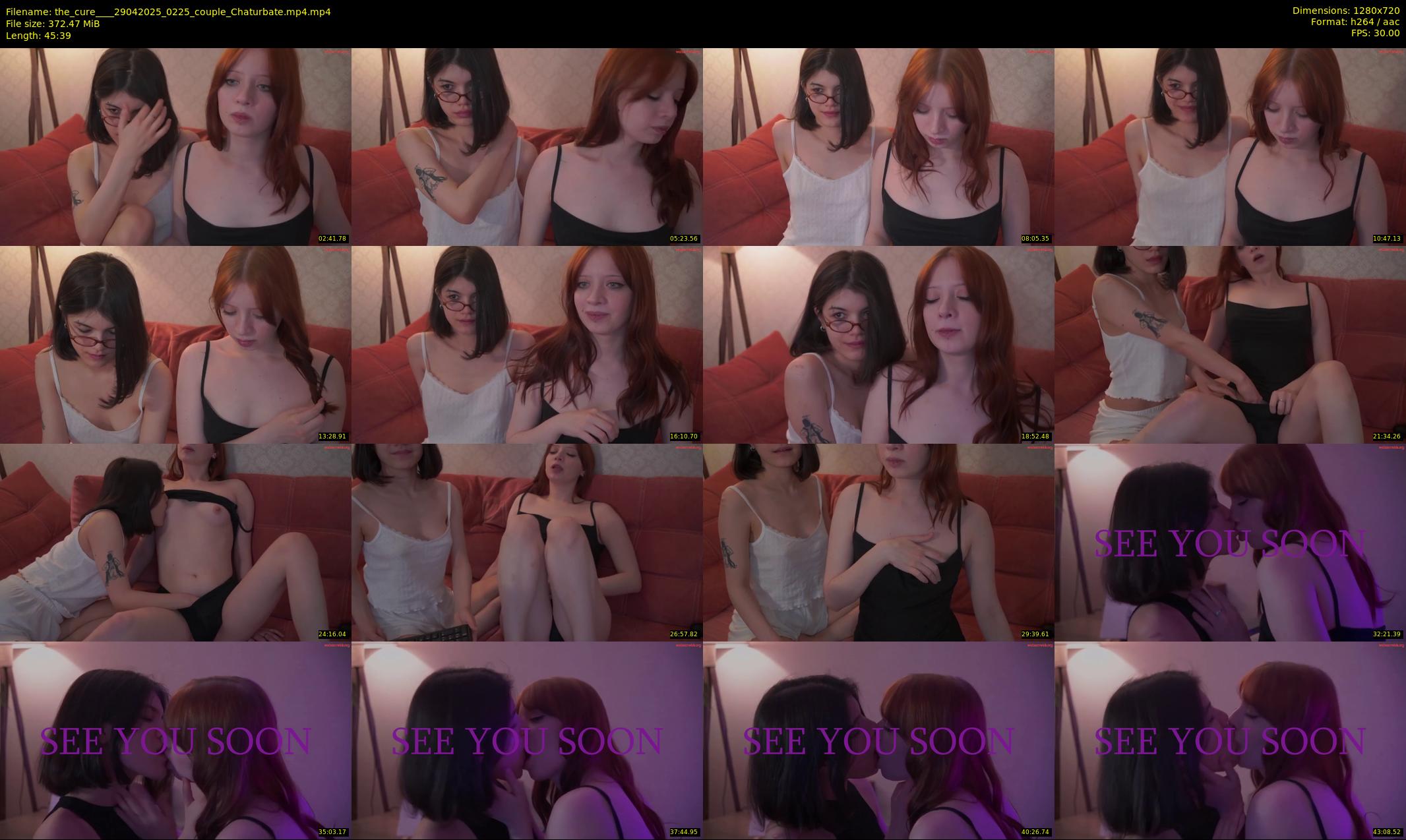 the_cure___ — 46 minute Chaturbate couple cam show recording, 720p, Apr 29, 2025