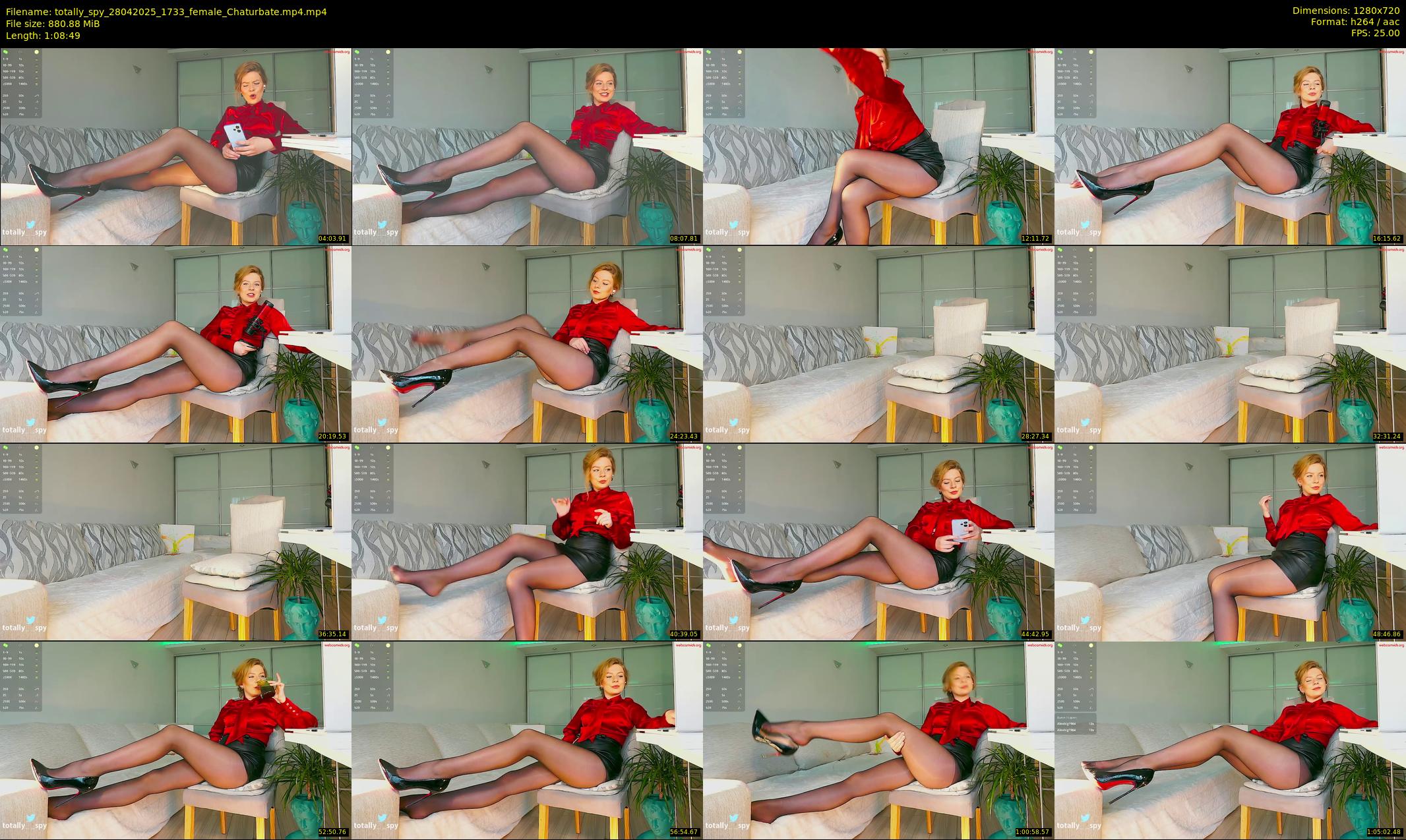 totally_spy — 69 minute Chaturbate female cam show recording, 720p, Apr 28, 2025