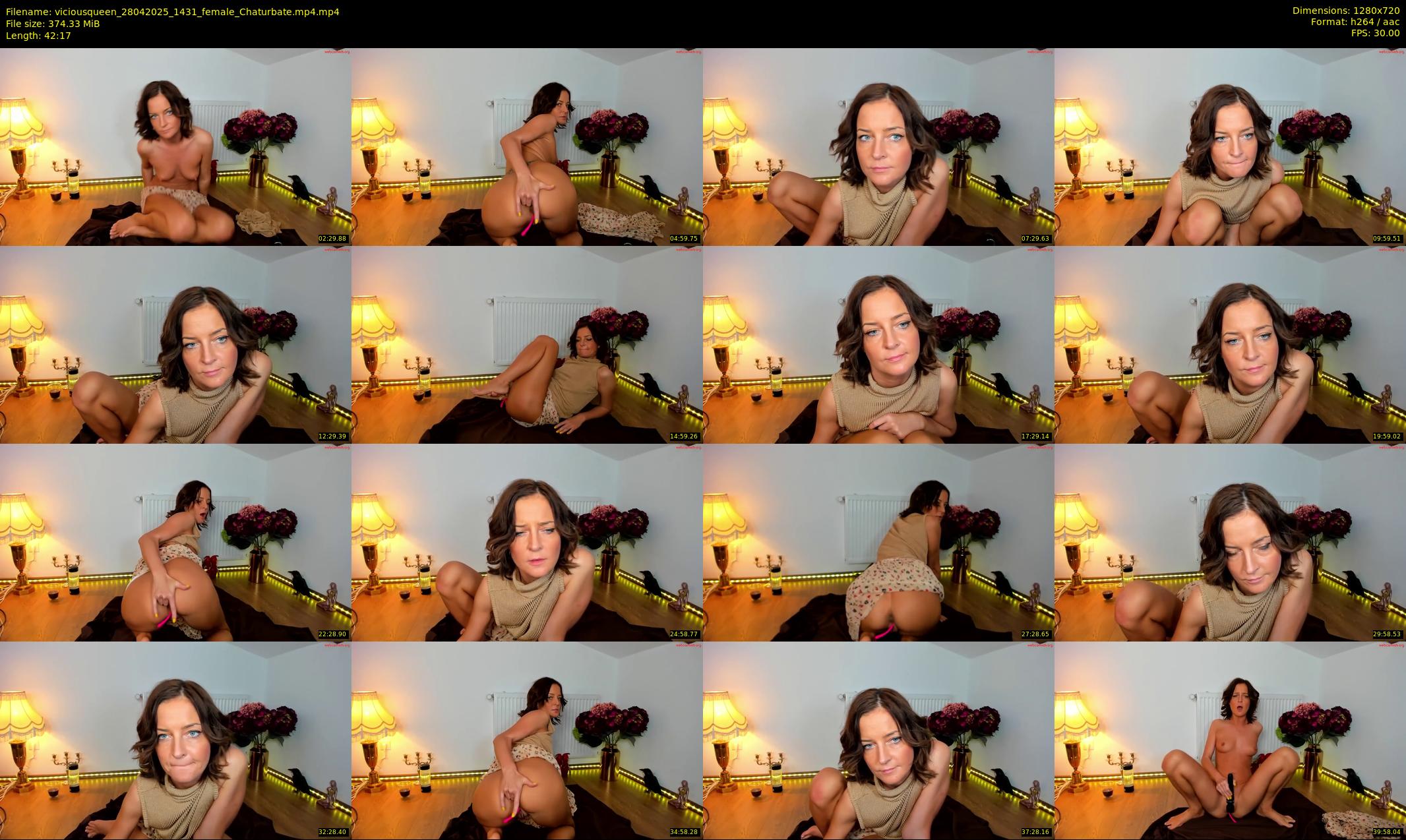 viciousqueen — 43 minute Chaturbate female cam show recording, 720p, Apr 28, 2025