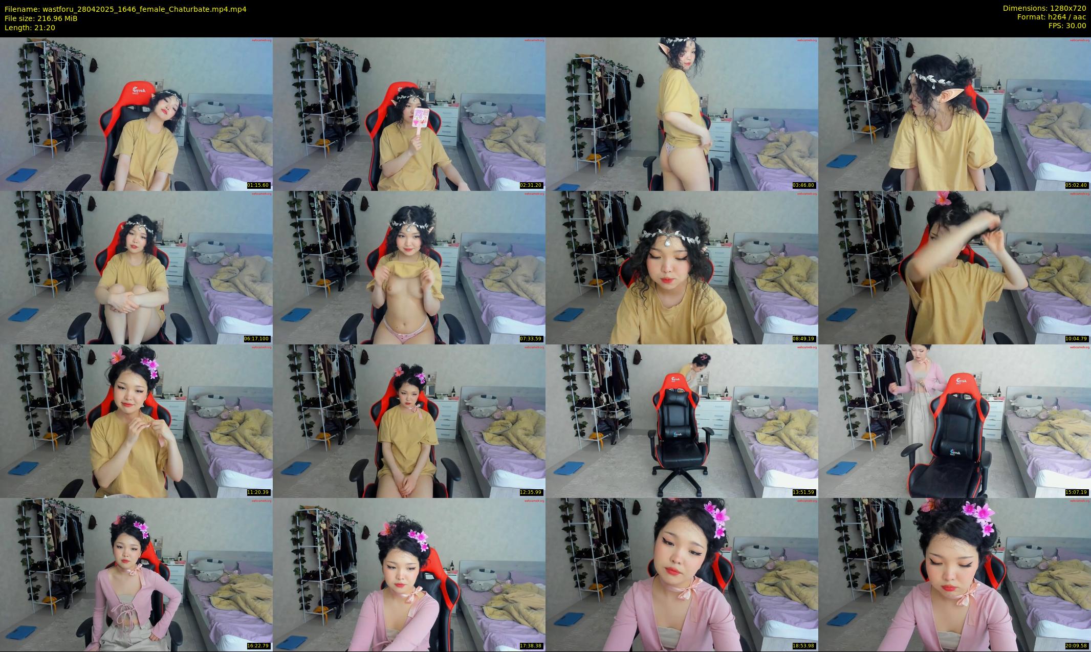 wastforu — 22 minute Chaturbate female cam show recording, 720p, Apr 28, 2025