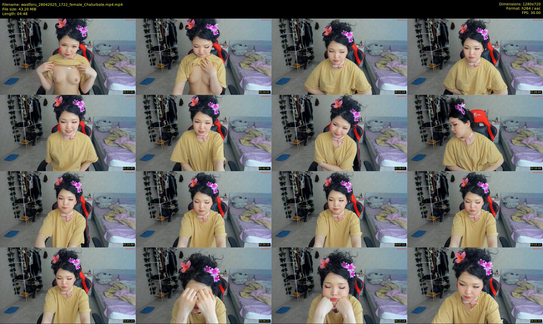 wastforu — 5 minute Chaturbate female cam show recording, 720p, Apr 28, 2025