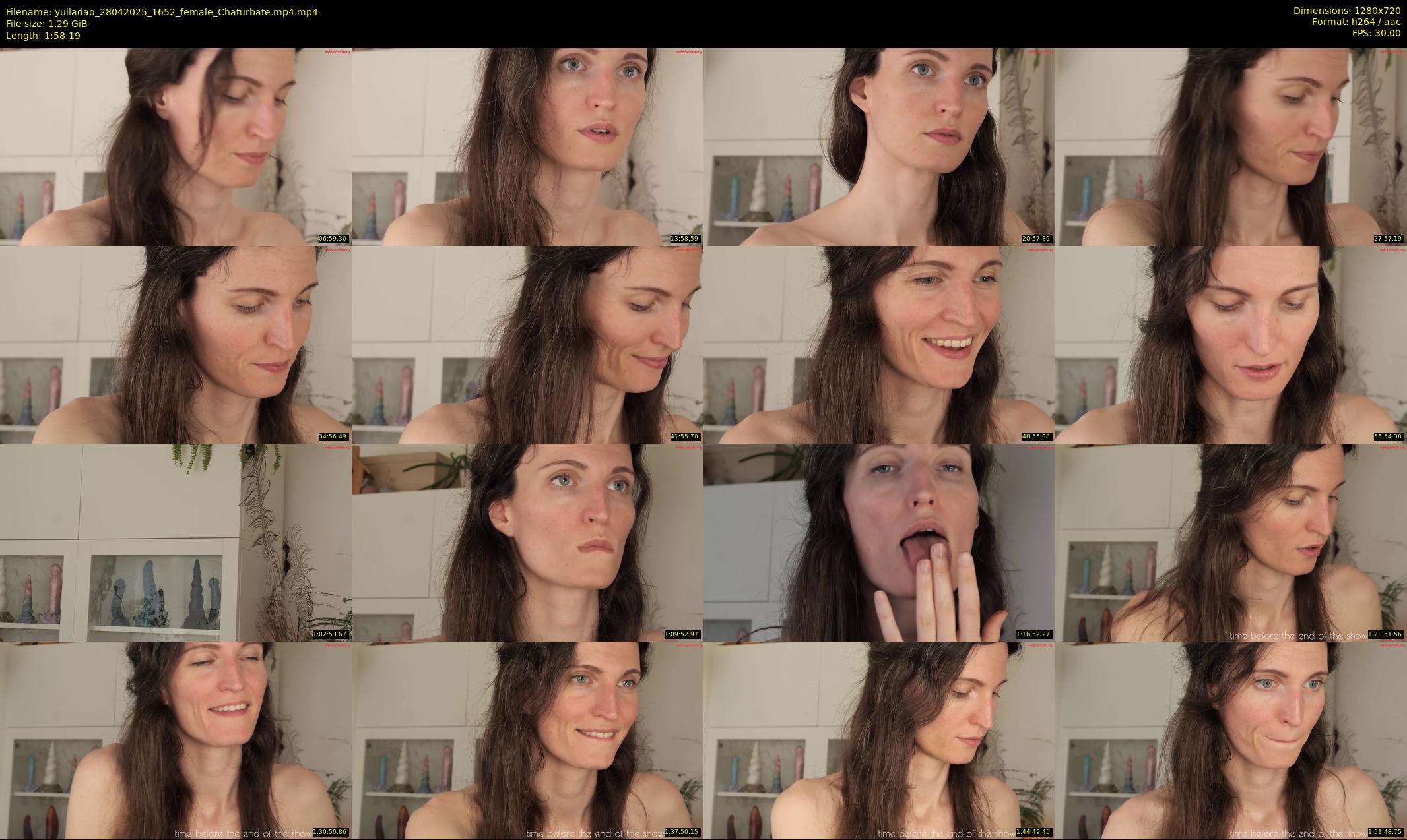 yulladao — 119 minute Chaturbate female cam show recording, 720p, Apr 28, 2025