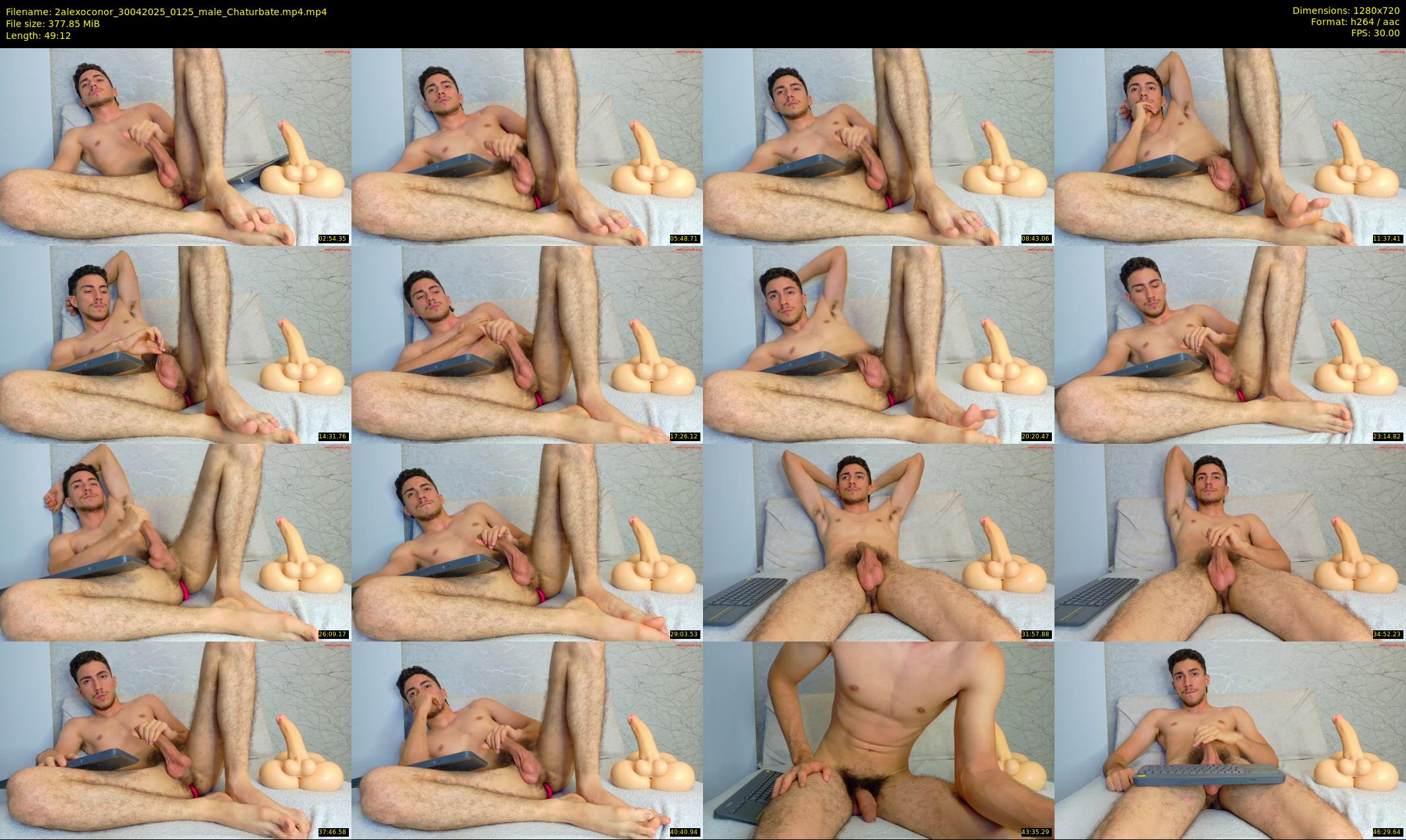 2alexoconor — 50 minute Chaturbate male cam show recording, 720p, Apr 30, 2025