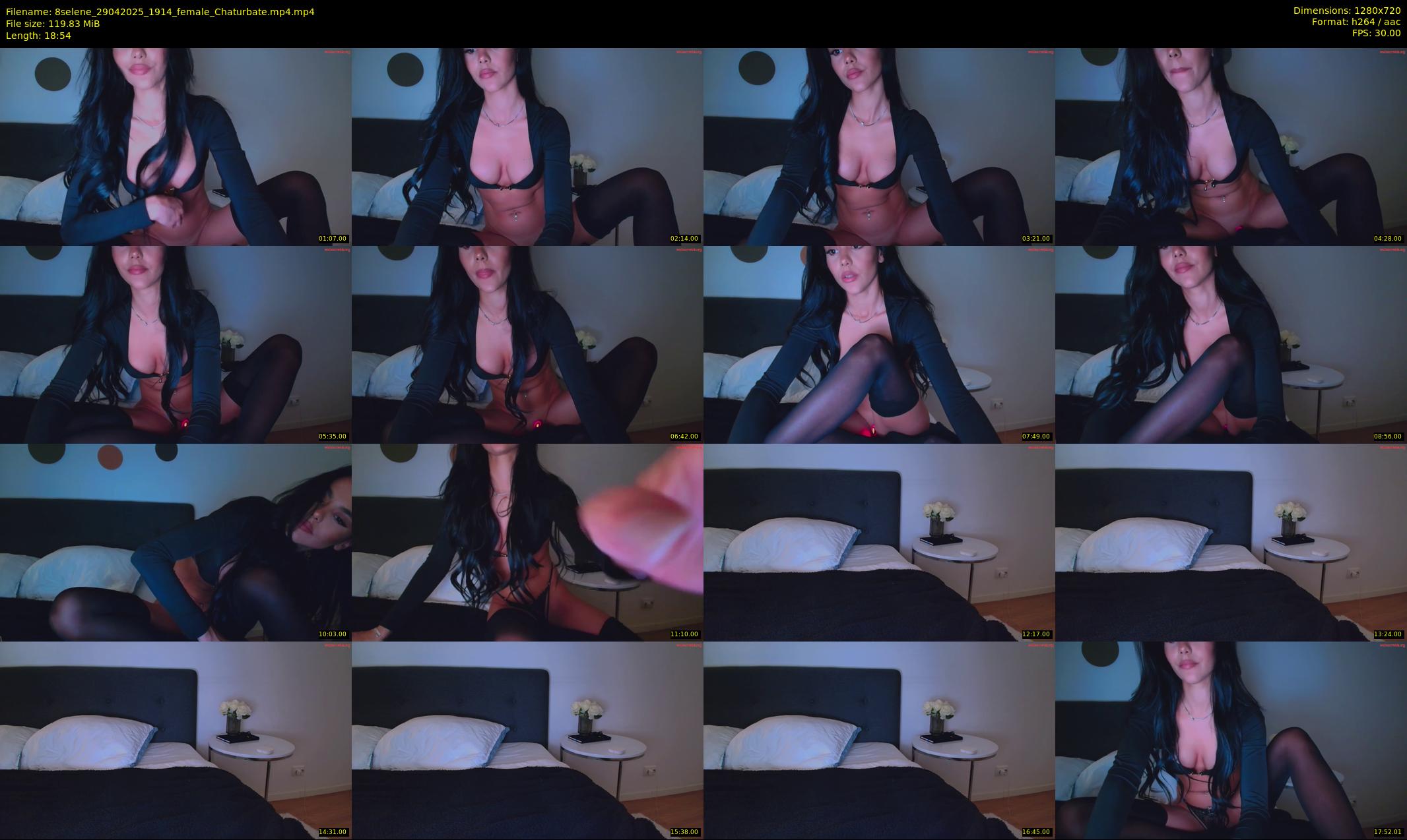 8selene — 19 minute Chaturbate female cam show recording, 720p, Apr 29, 2025