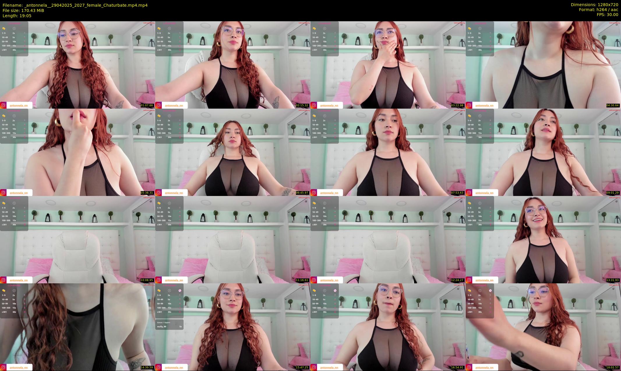 _antonnela_ — 20 minute Chaturbate female cam show recording, 720p, Apr 29, 2025