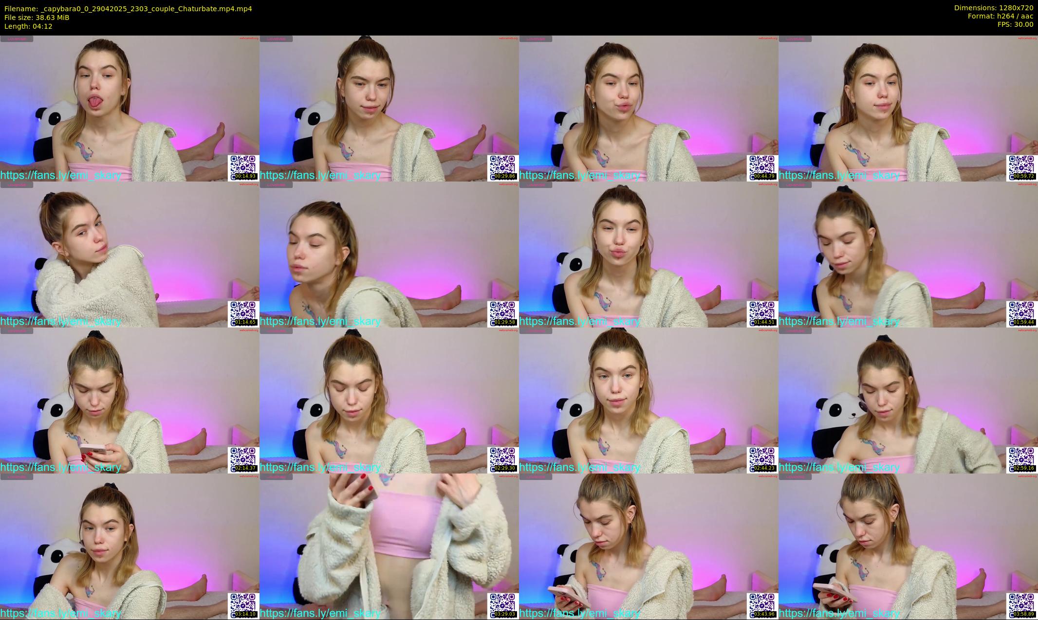_capybara0_0 — 5 minute Chaturbate couple cam show recording, 720p, Apr 29, 2025