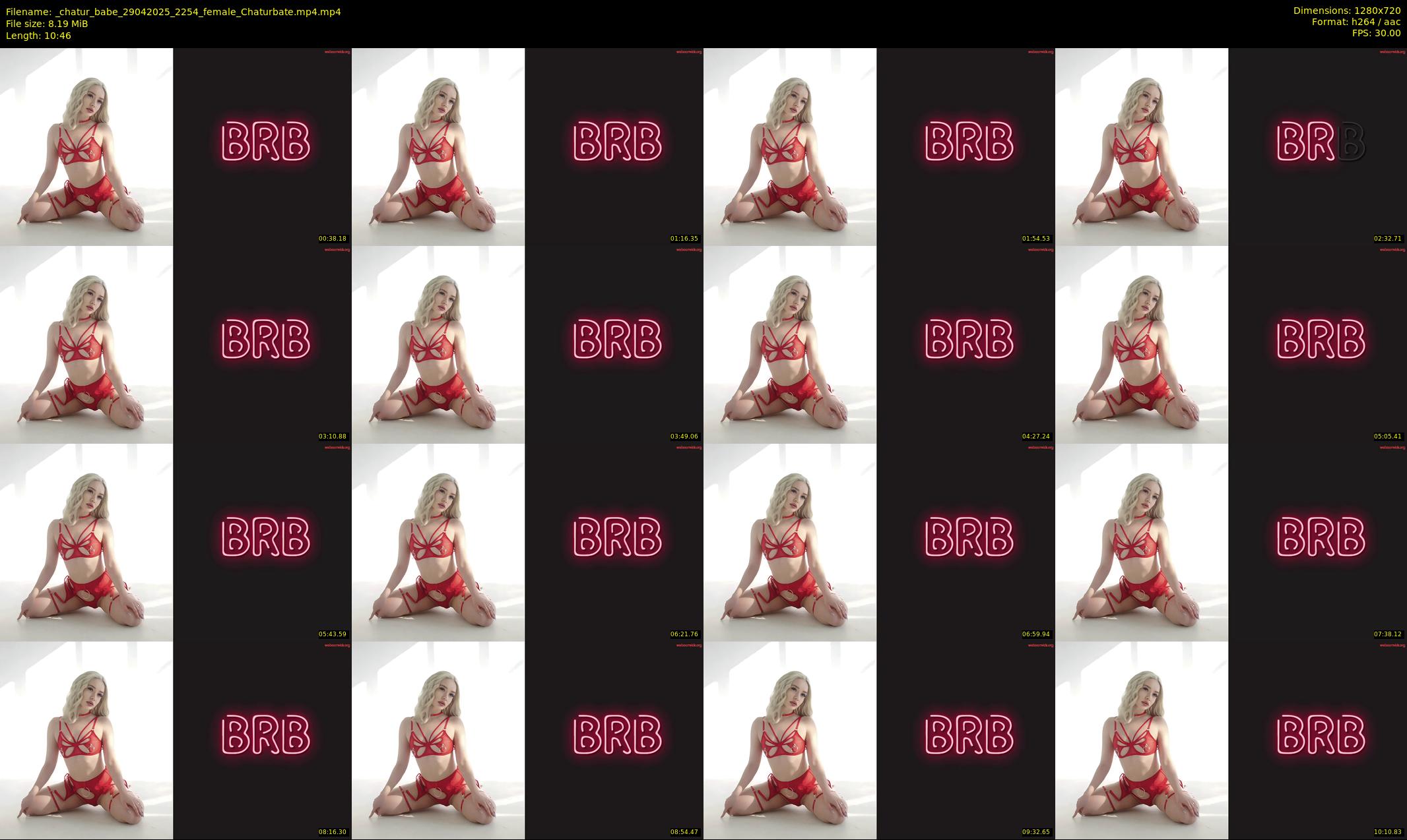 _chatur_babe — 11 minute Chaturbate female cam show recording, 720p, Apr 29, 2025