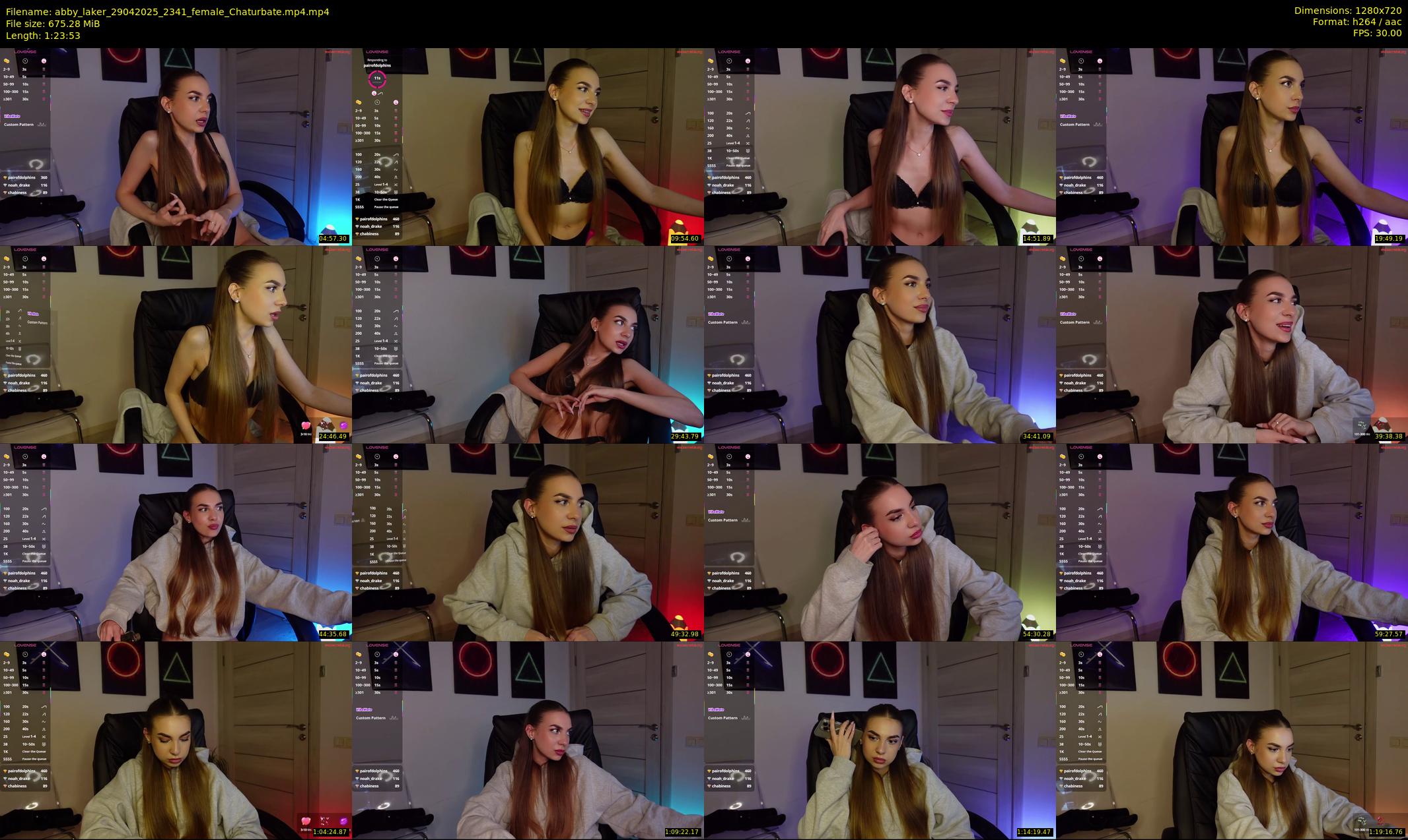 abby_laker — 84 minute Chaturbate female cam show recording, 720p, Apr 29, 2025