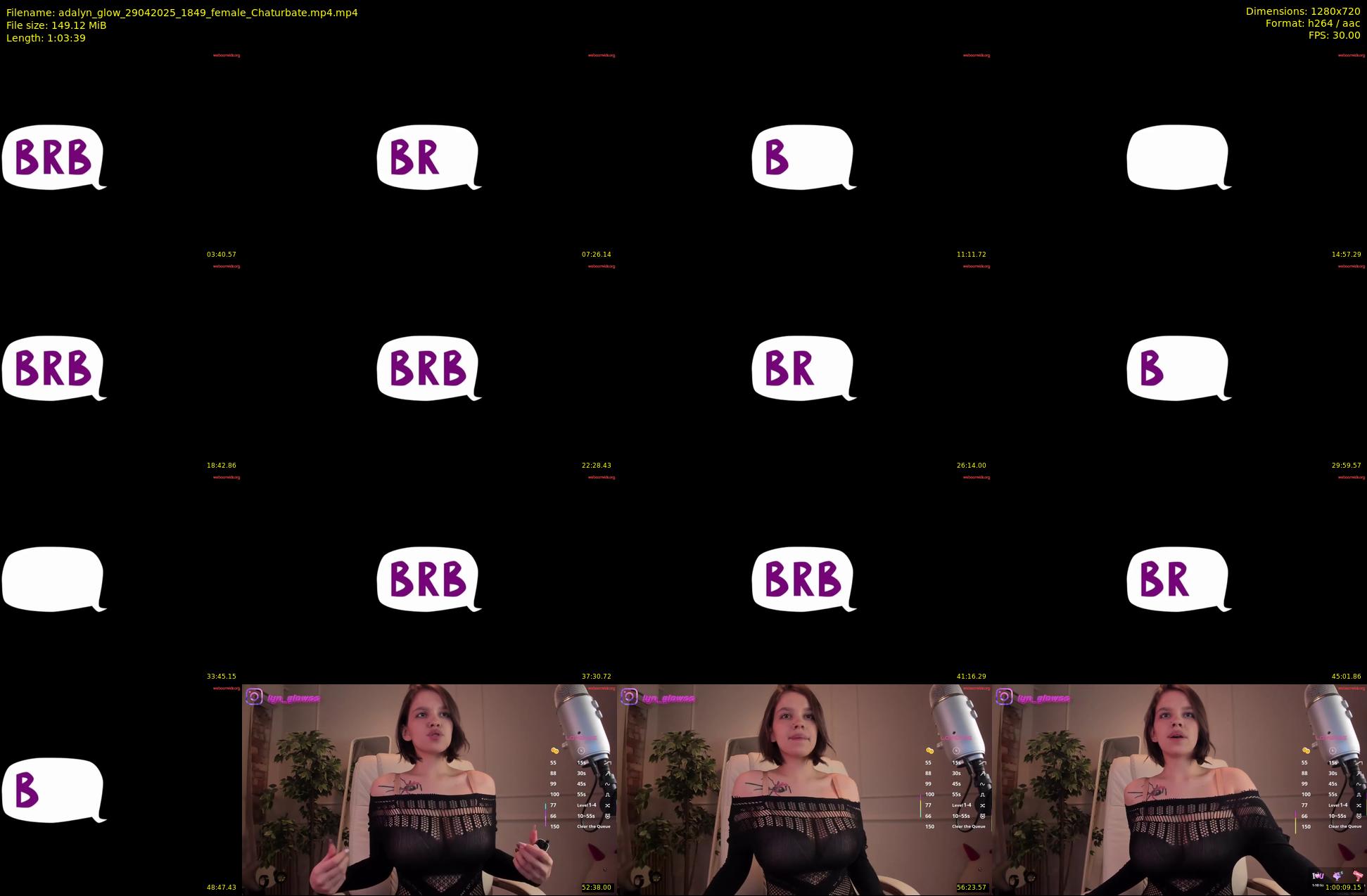 adalyn_glow — 64 minute Chaturbate female cam show recording, 720p, Apr 29, 2025