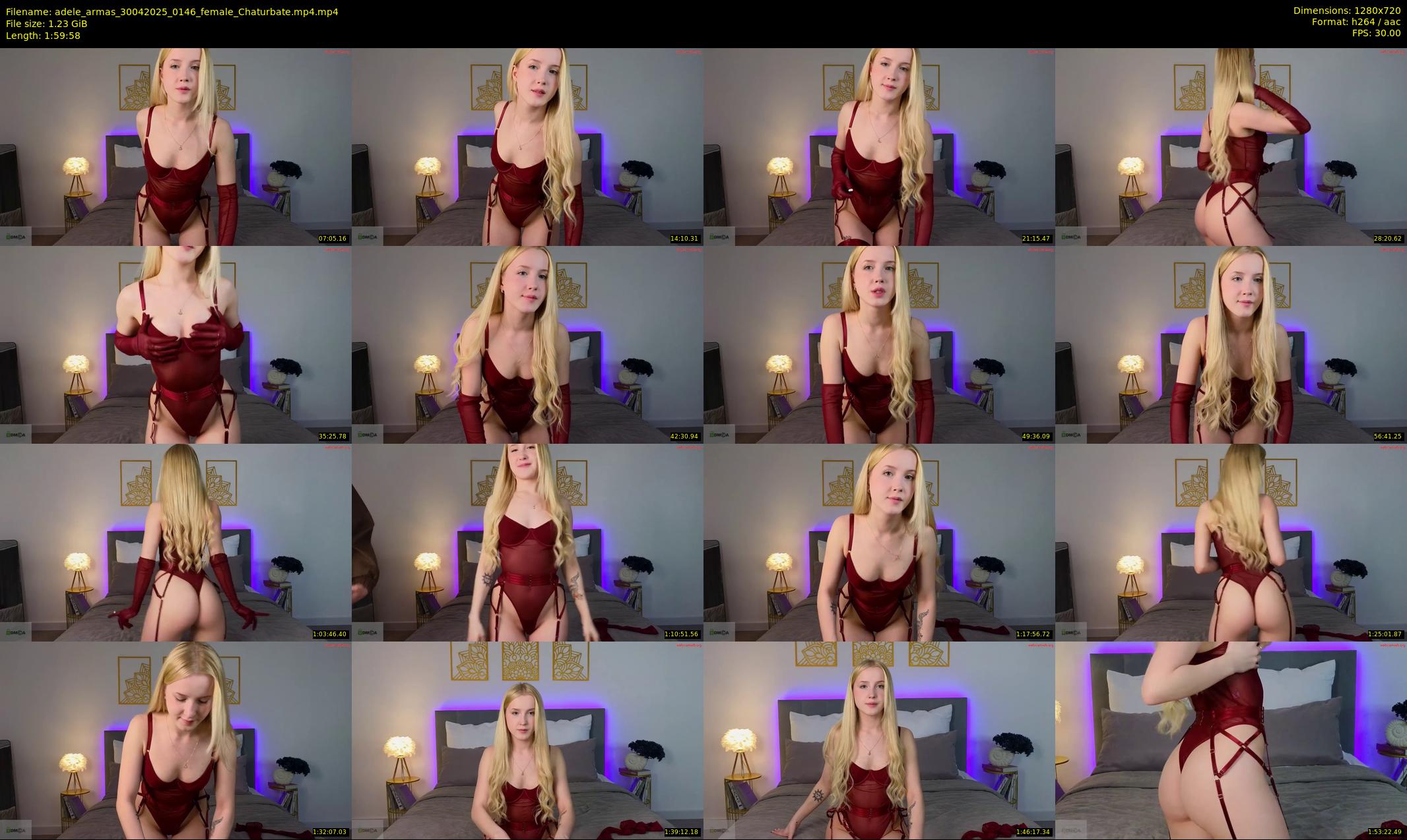 adele_armas — 120 minute Chaturbate female cam show recording, 720p, Apr 30, 2025