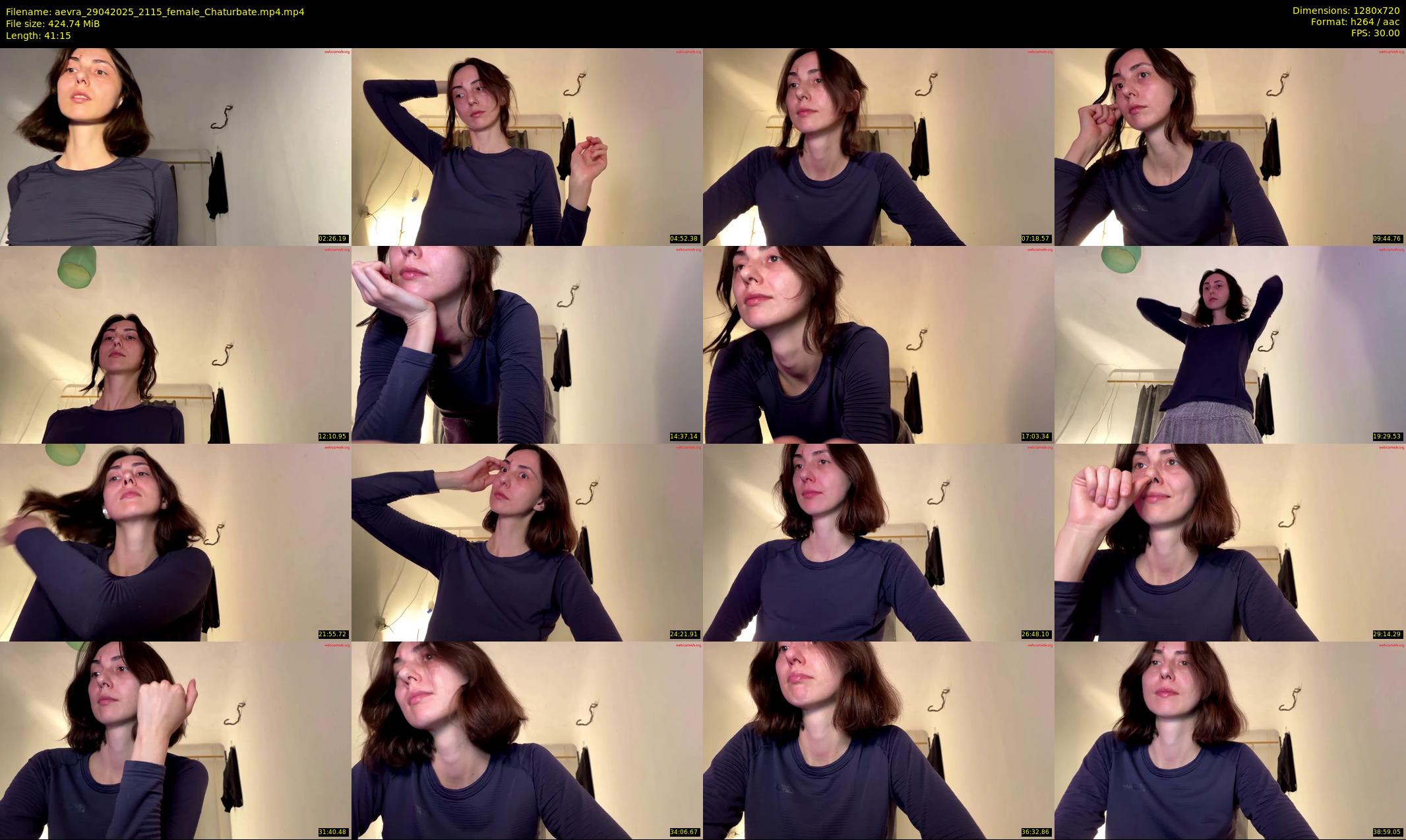 aevra — 42 minute Chaturbate female cam show recording, 720p, Apr 29, 2025