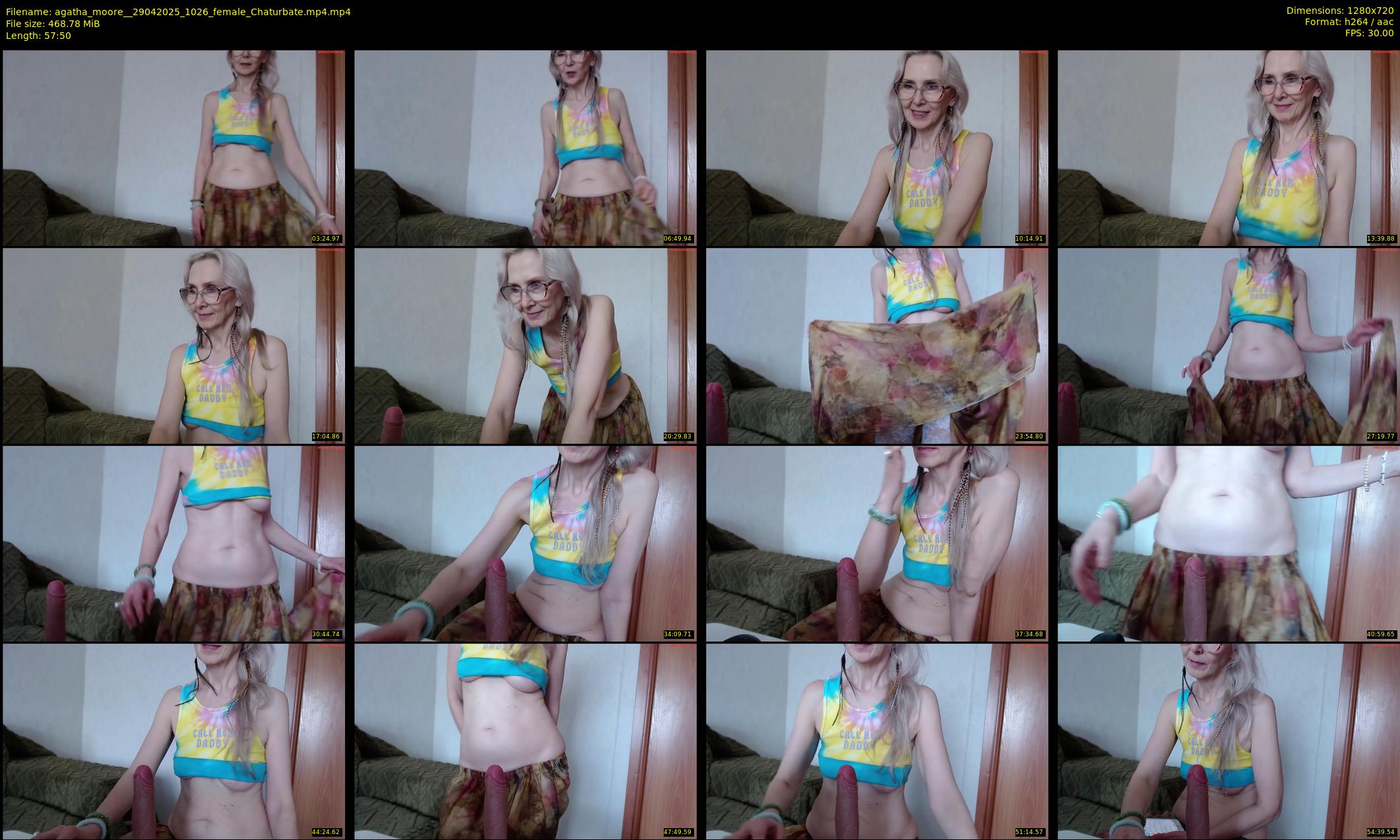 agatha_moore_ — 58 minute Chaturbate female cam show recording, 720p, Apr 29, 2025
