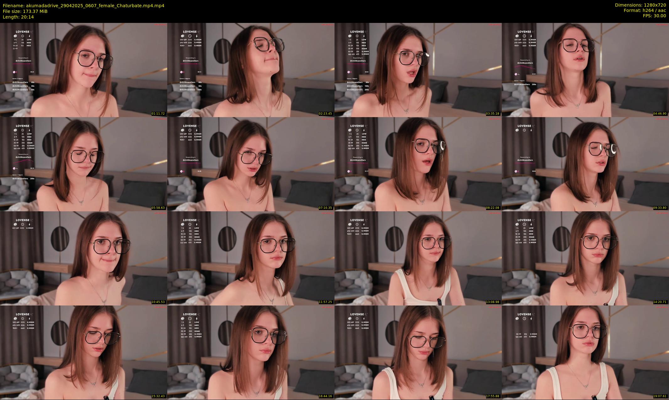 akumadadrive — 21 minute Chaturbate female cam show recording, 720p, Apr 29, 2025