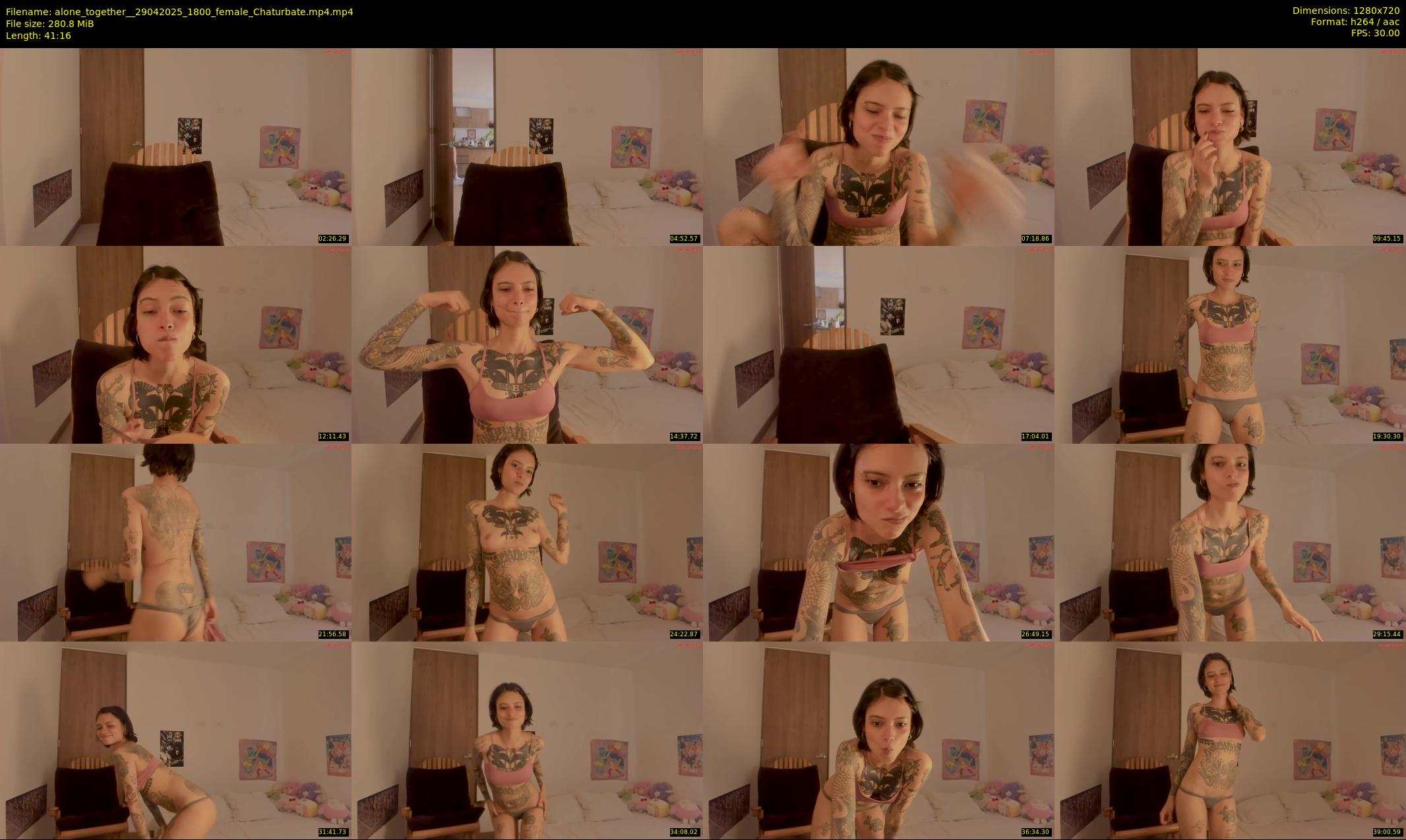 alone_together_ — 42 minute Chaturbate female cam show recording, 720p, Apr 29, 2025