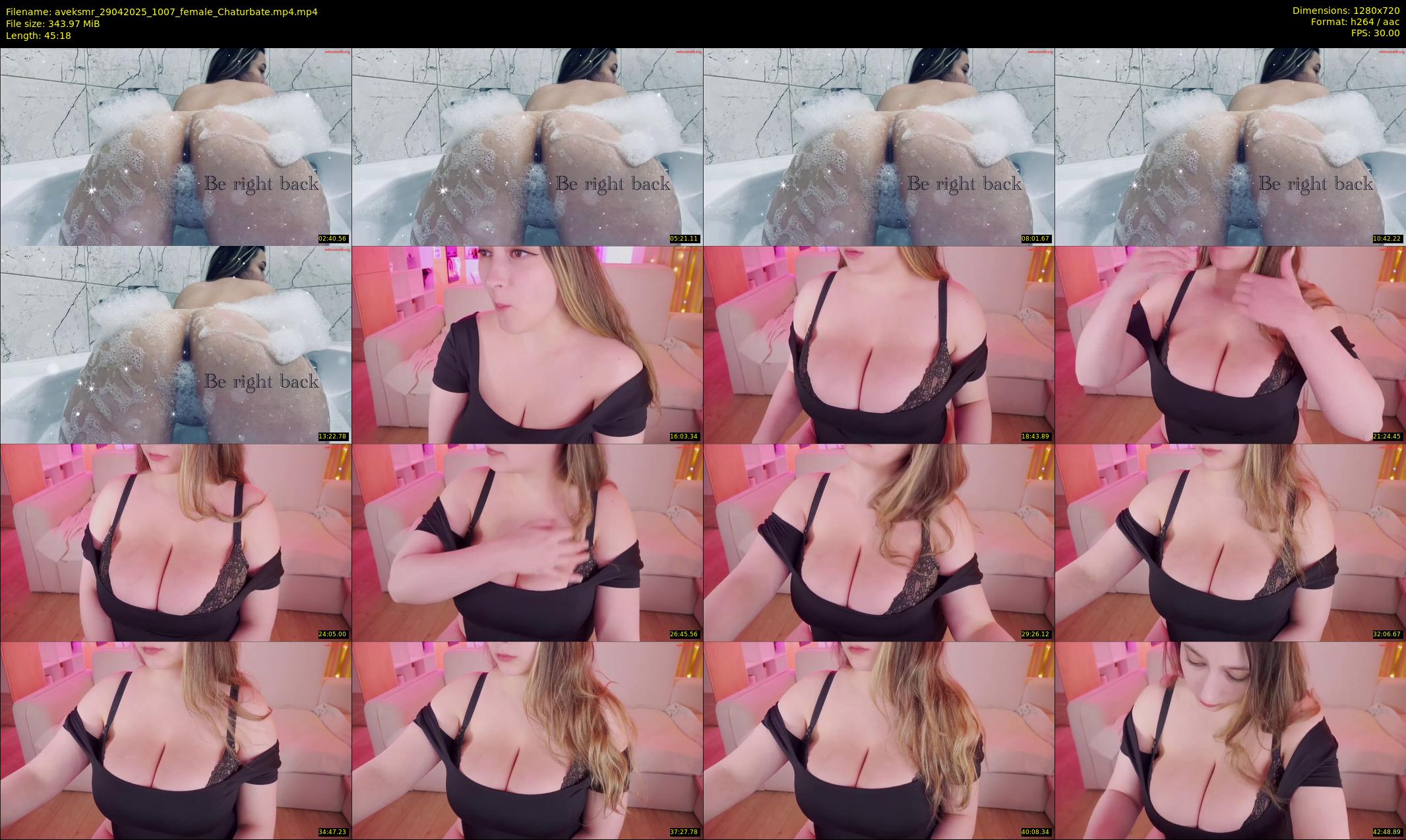 aveksmr — 46 minute Chaturbate couple cam show recording, 720p, Apr 29, 2025