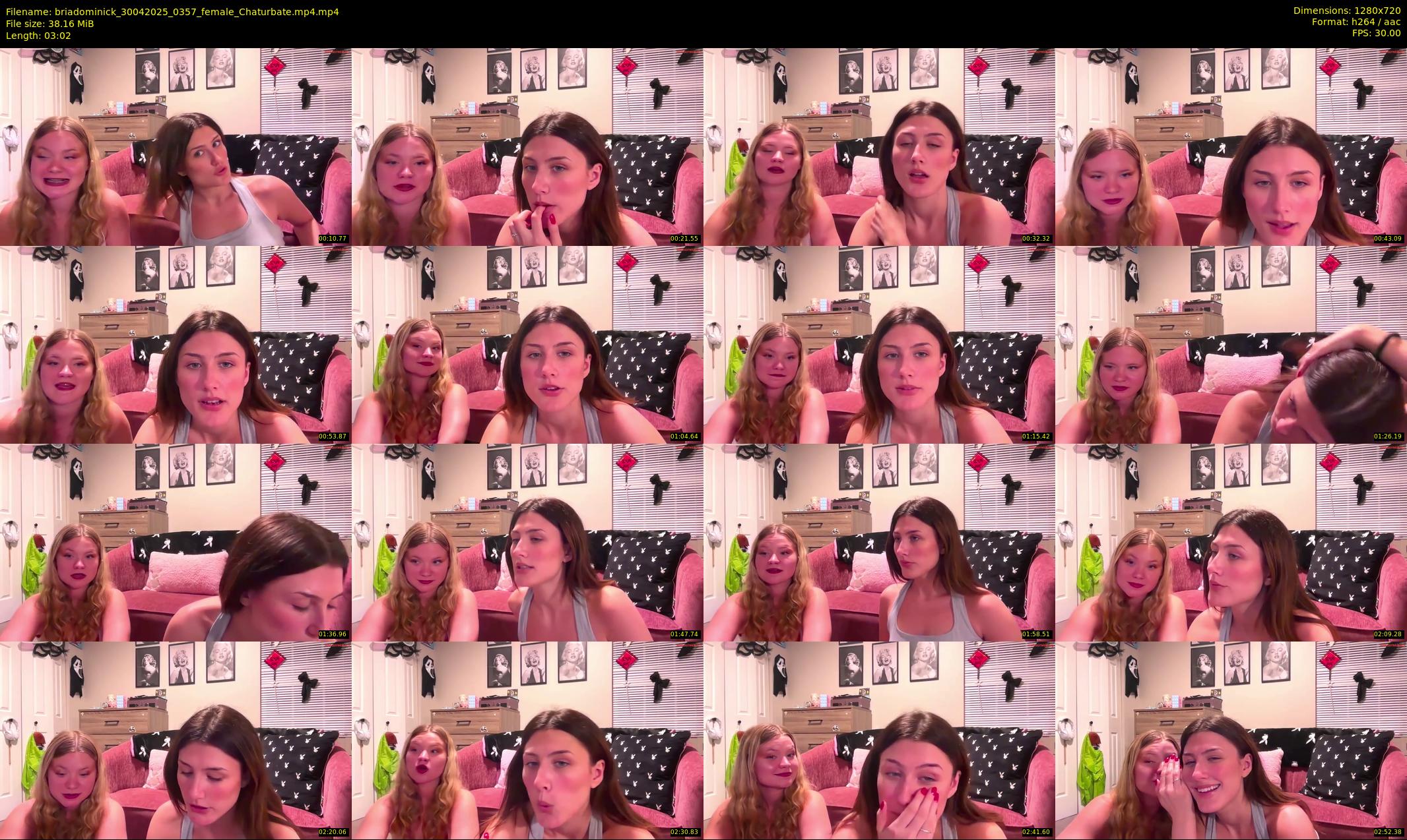 briadominick — 4 minute Chaturbate couple cam show recording, 720p, Apr 30, 2025