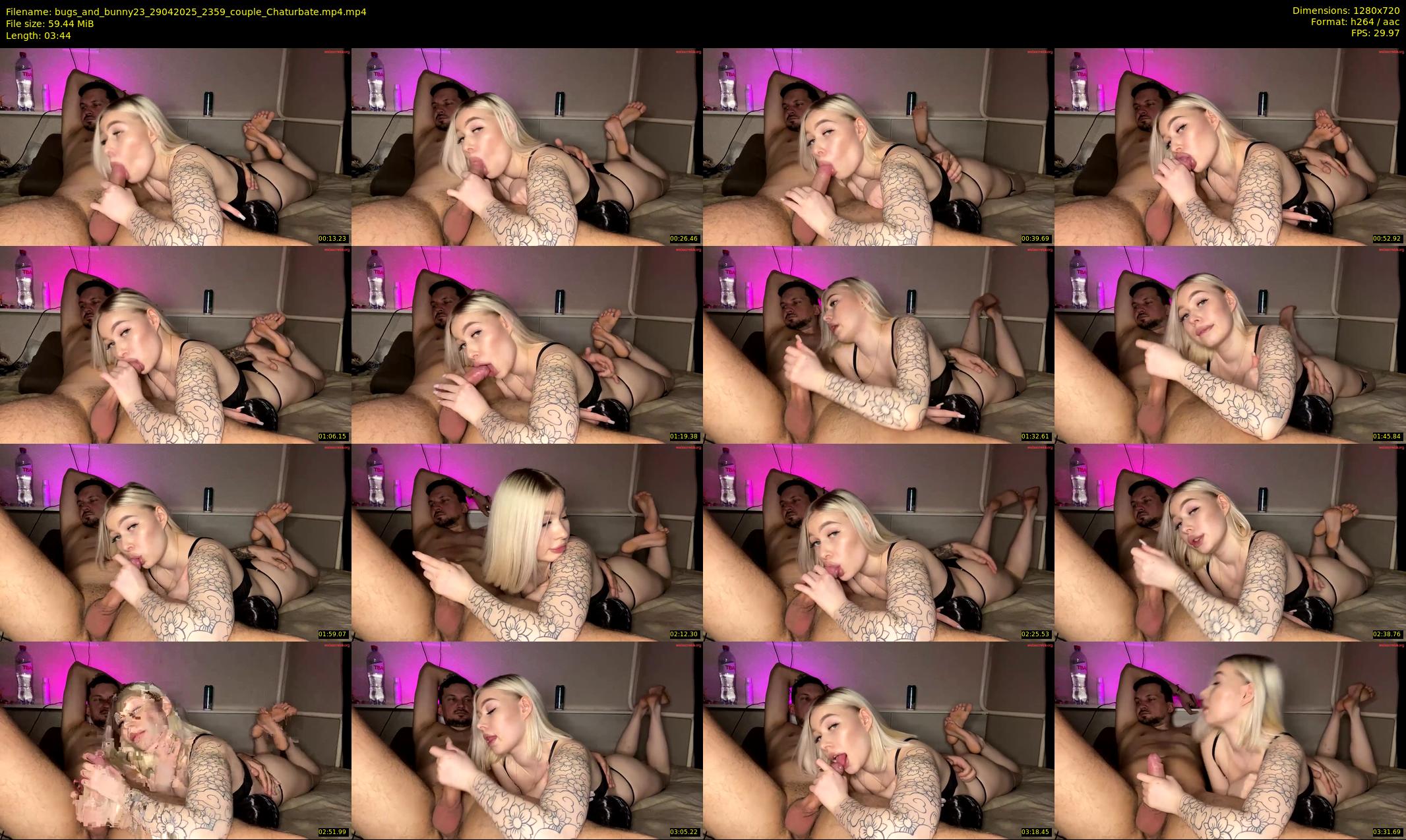 bugs_and_bunny23 — 4 minute Chaturbate couple cam show recording, 720p, Apr 29, 2025