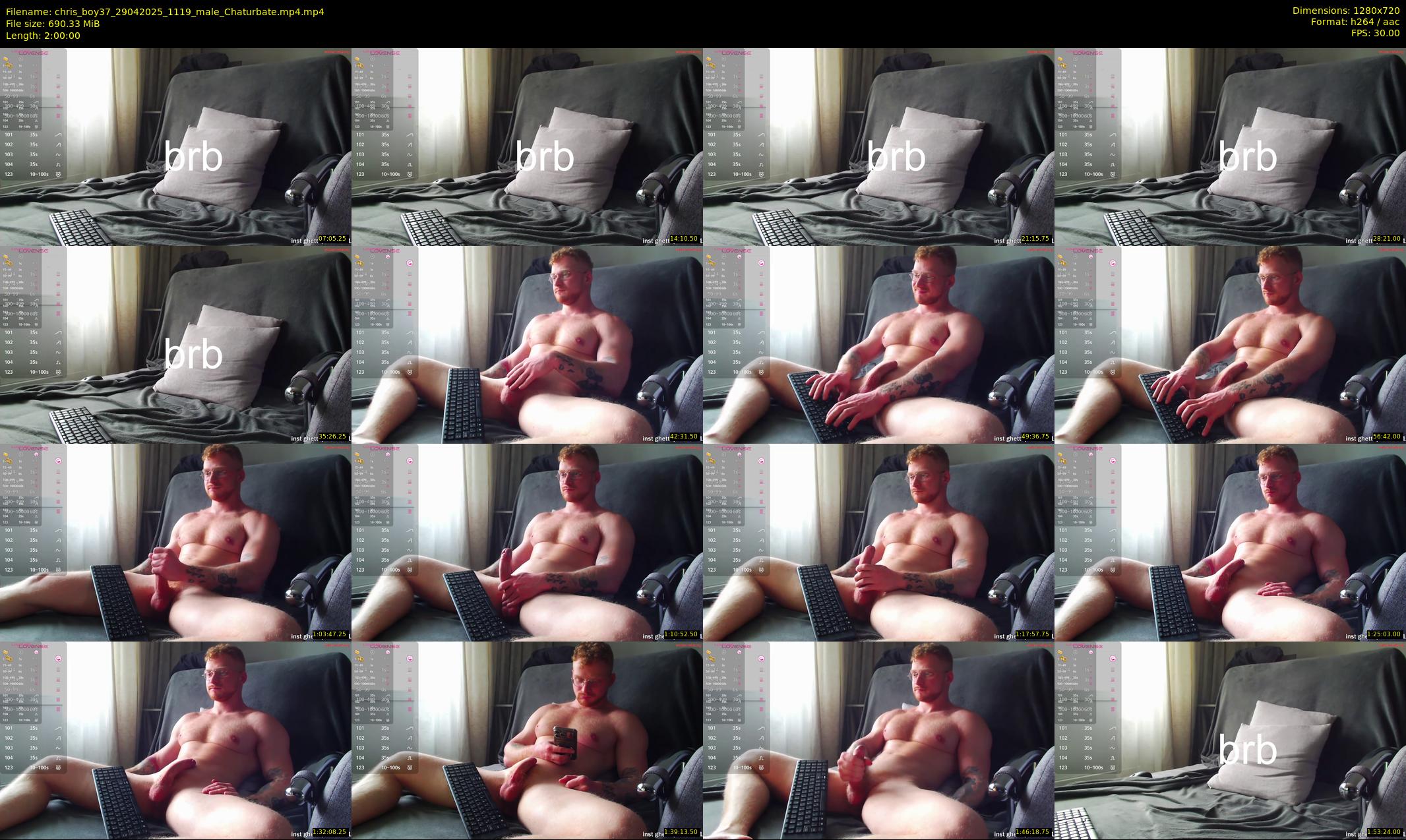 chris_boy37 — 120 minute Chaturbate male cam show recording, 720p, Apr 29, 2025