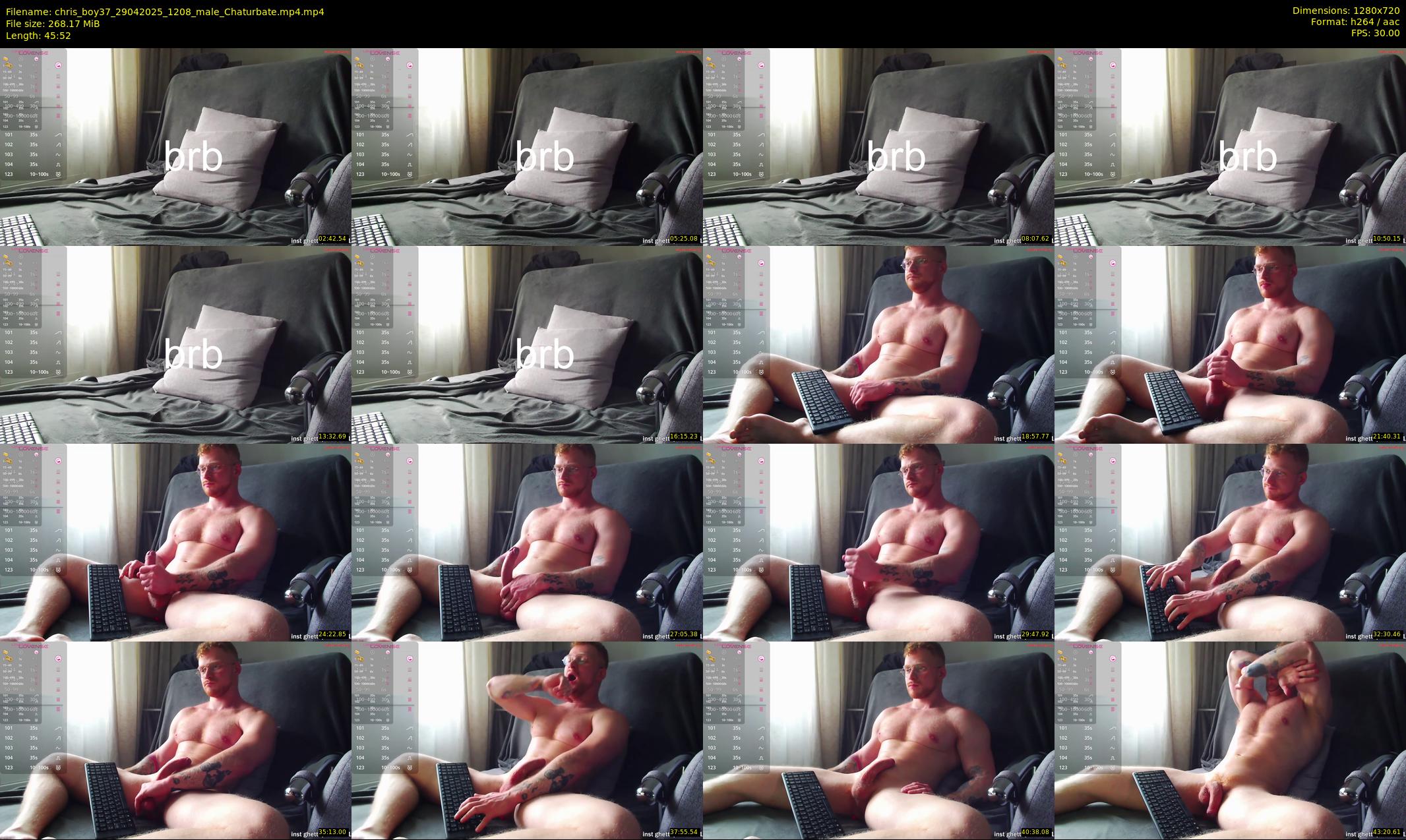 chris_boy37 — 46 minute Chaturbate male cam show recording, 720p, Apr 29, 2025