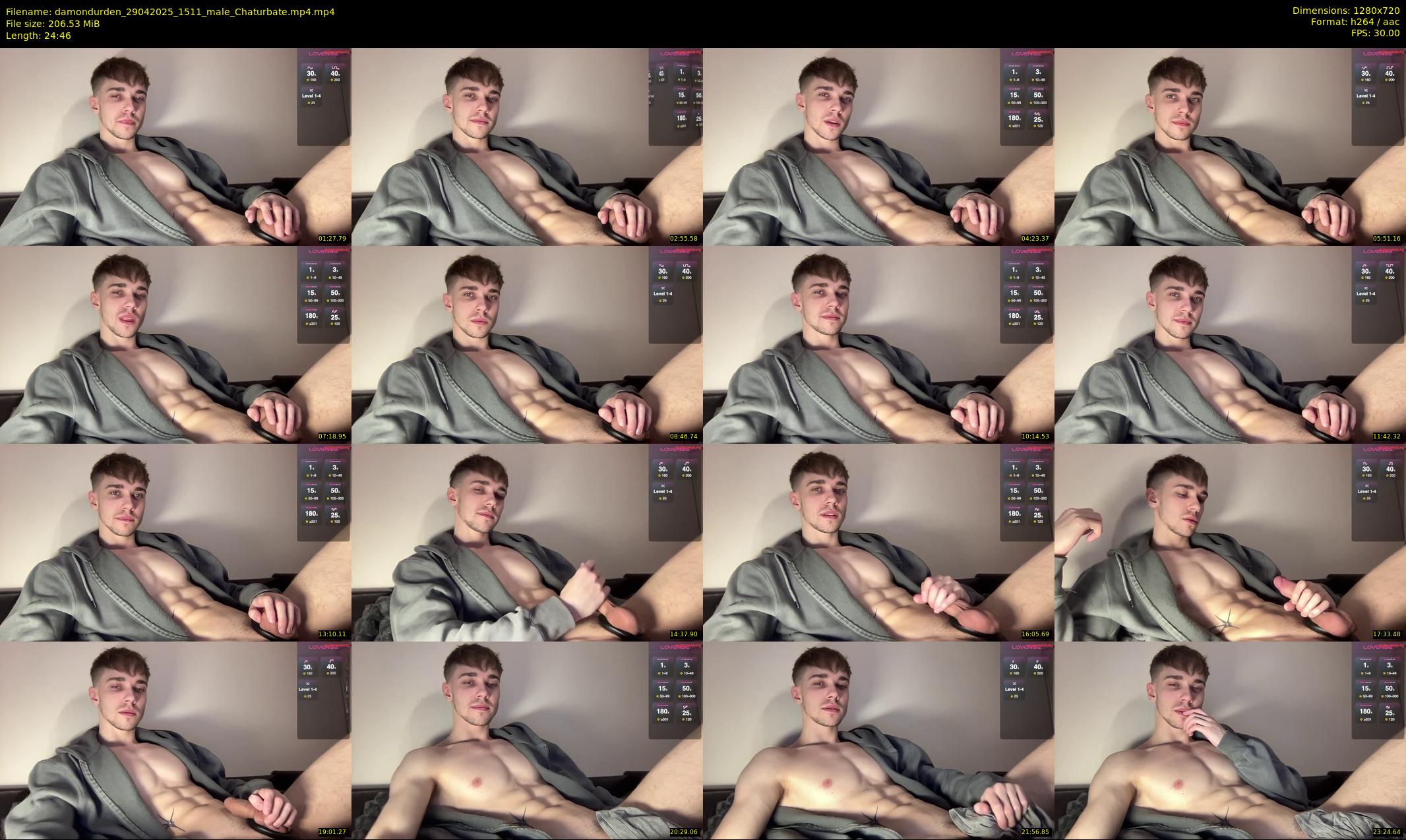 damondurden — 25 minute Chaturbate male cam show recording, 720p, Apr 29, 2025