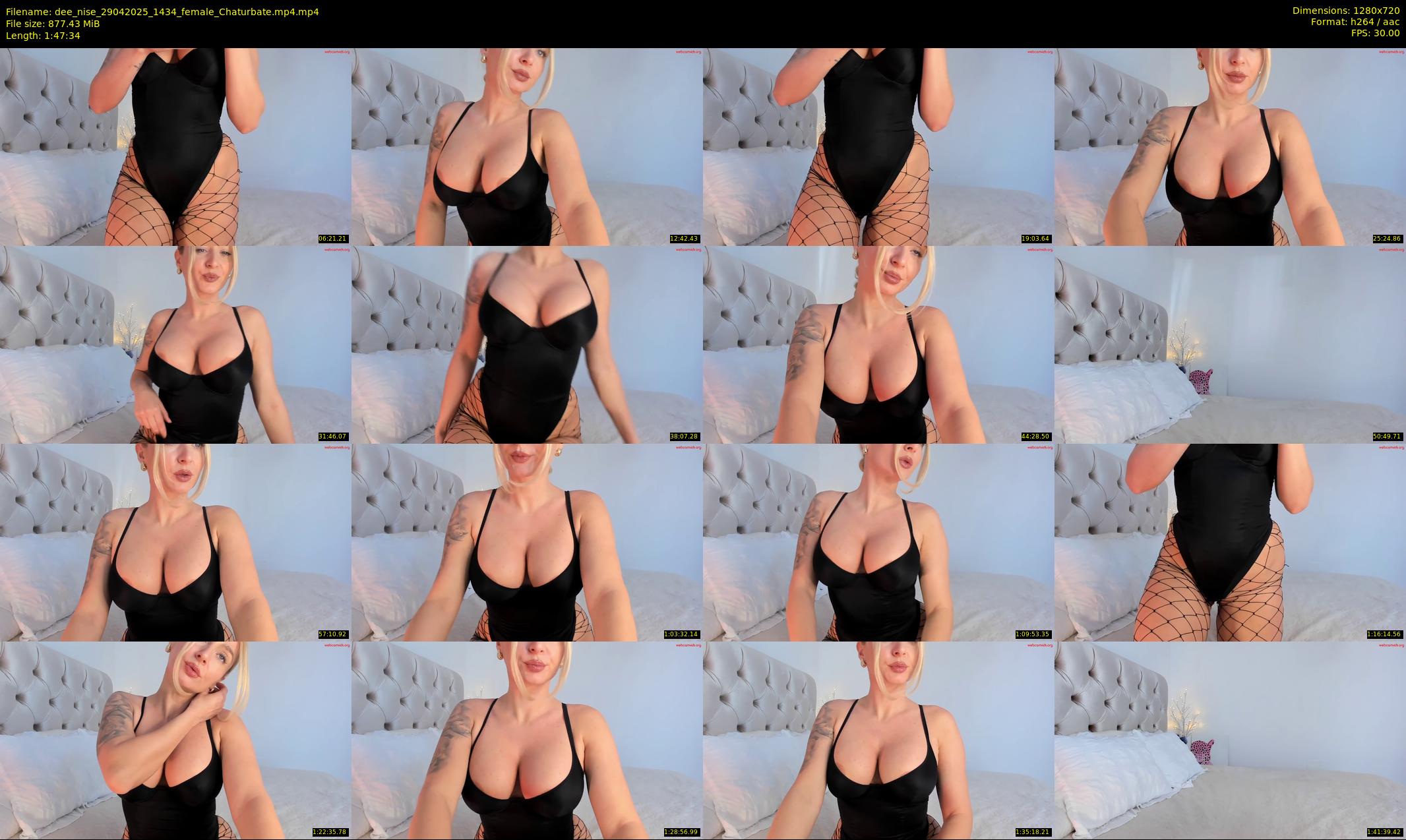 dee_nise — 108 minute Chaturbate female cam show recording, 720p, Apr 29, 2025