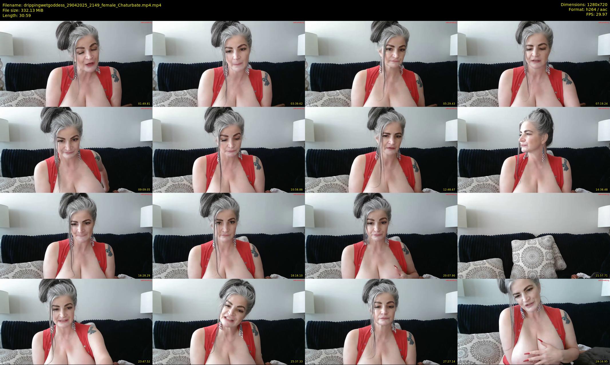 drippingwetgoddess — 31 minute Chaturbate female cam show recording, 720p, Apr 29, 2025