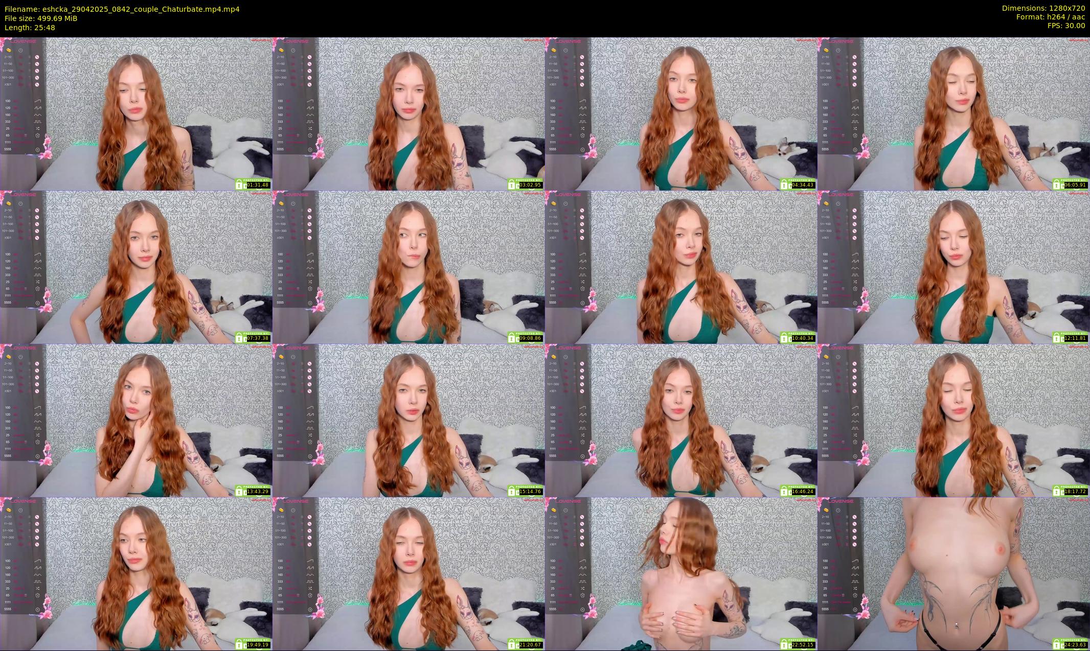 eshcka — 26 minute Chaturbate couple cam show recording, 720p, Apr 29, 2025
