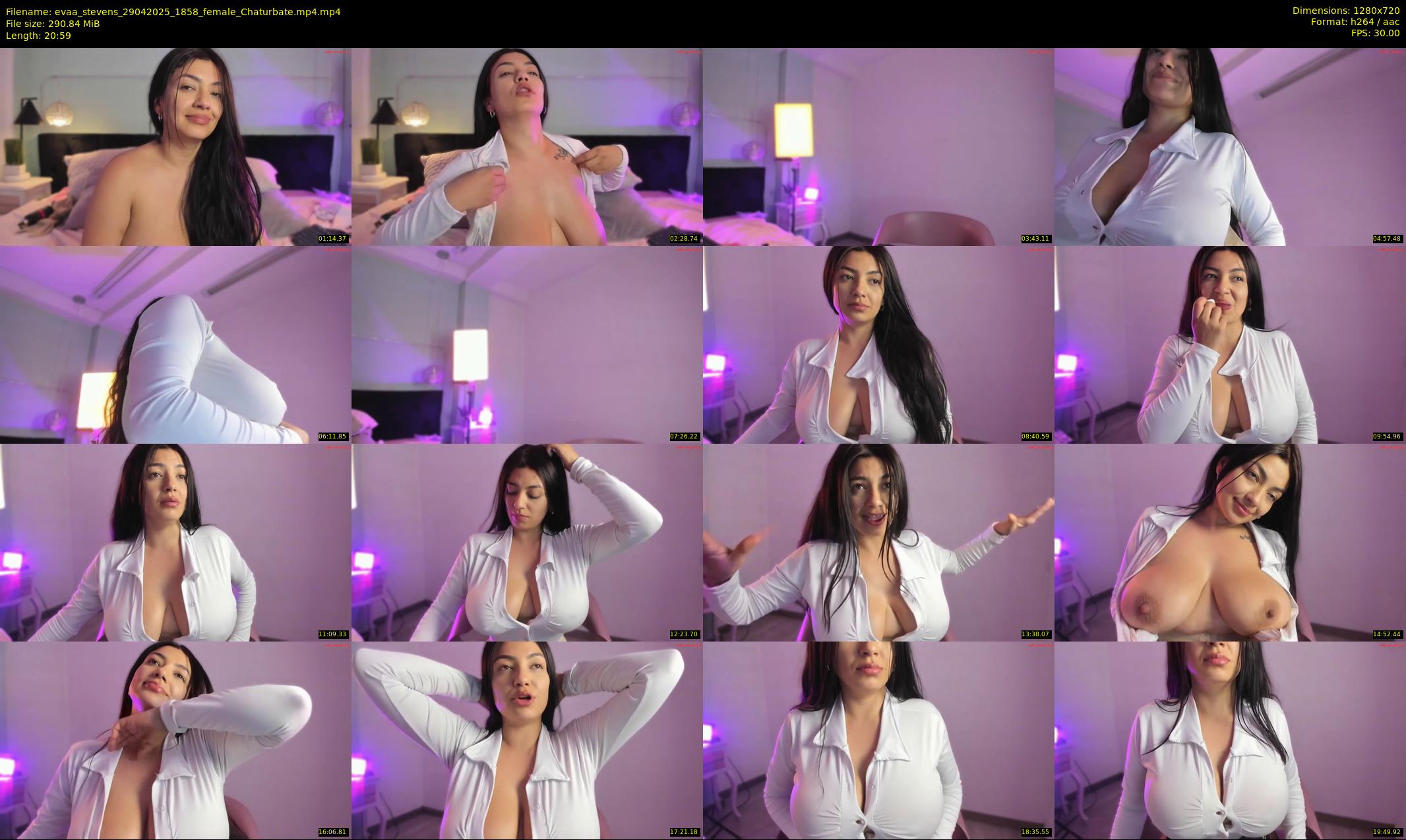 evaa_stevens — 21 minute Chaturbate female cam show recording, 720p, Apr 29, 2025