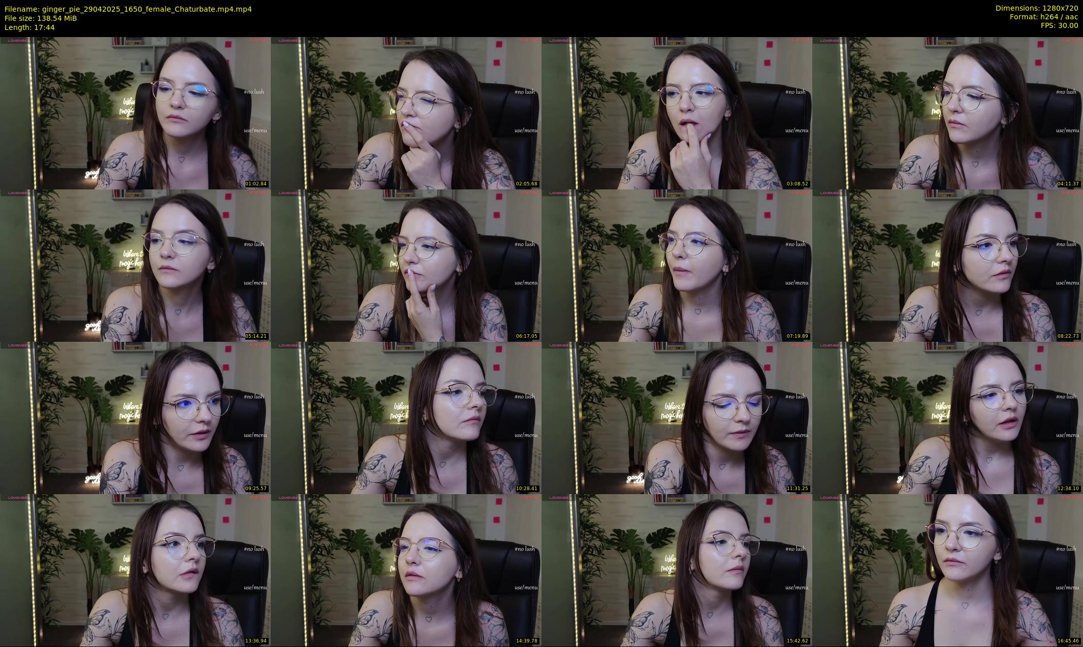 ginger_pie — 18 minute Chaturbate female cam show recording, 720p, Apr 29, 2025