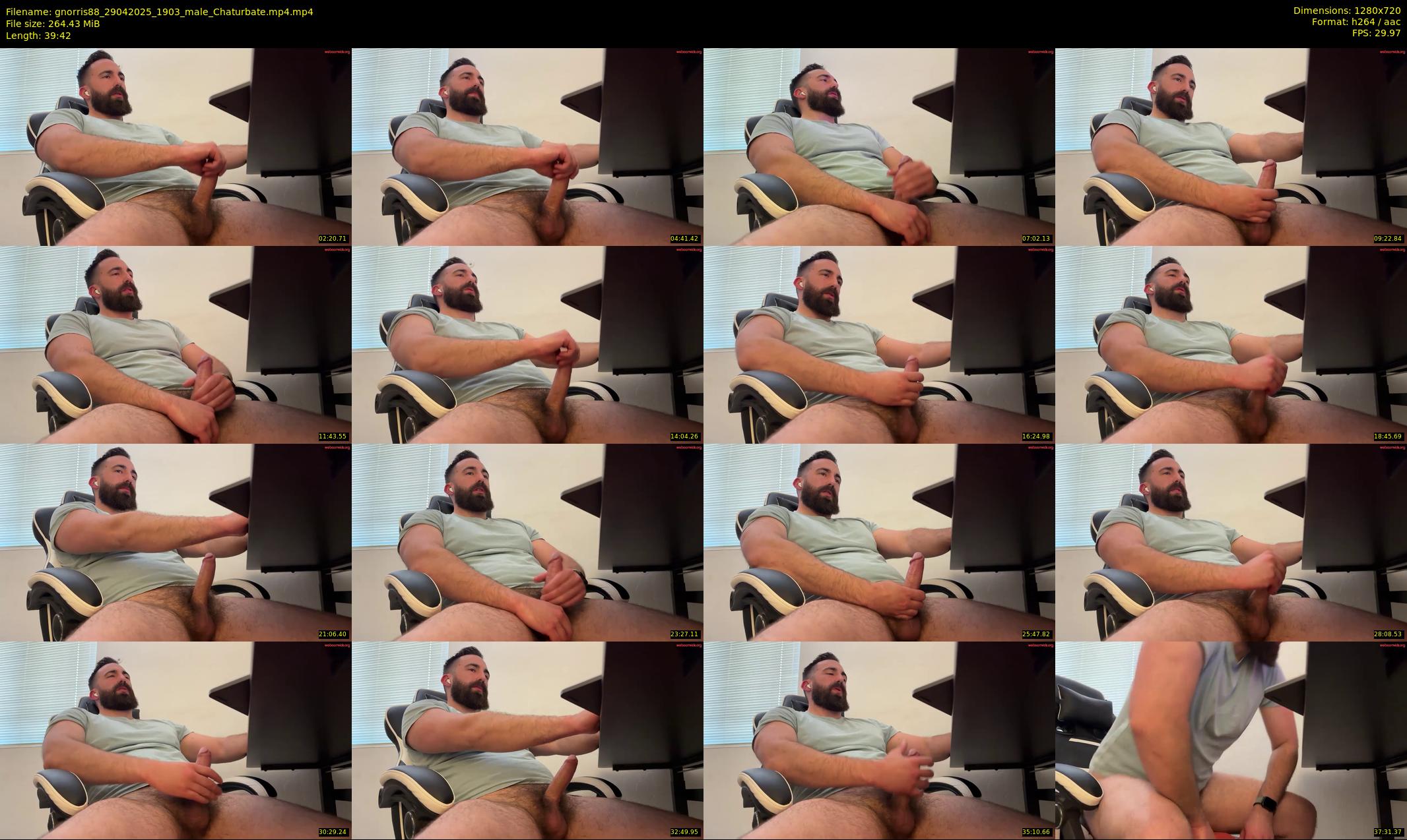 gnorris88 — 40 minute Chaturbate male cam show recording, 720p, Apr 29, 2025