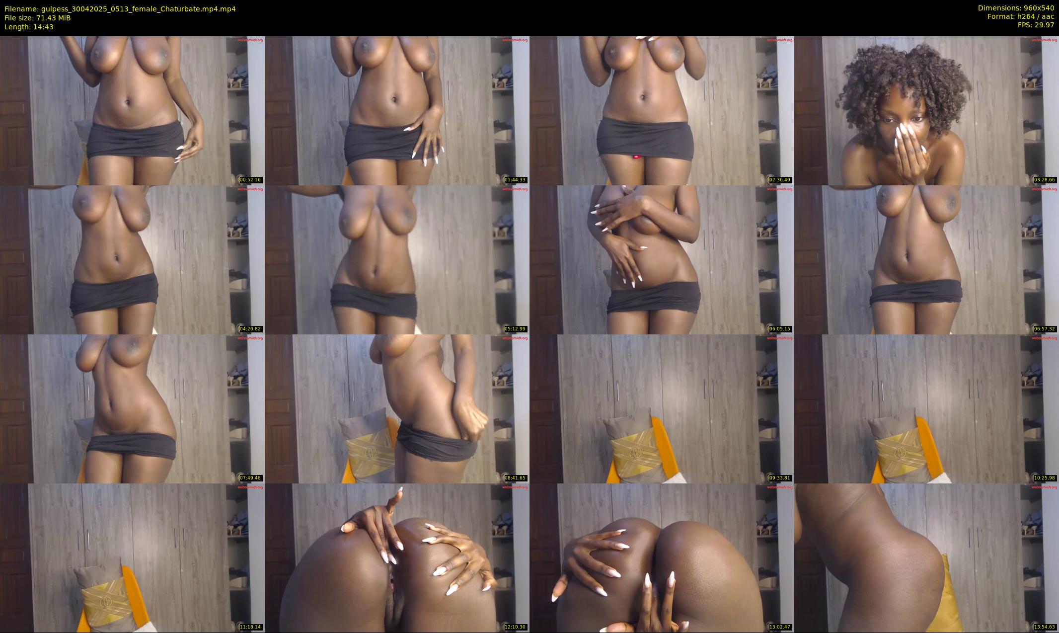 gulpess — 15 minute Chaturbate female cam show recording, 480p, Apr 30, 2025