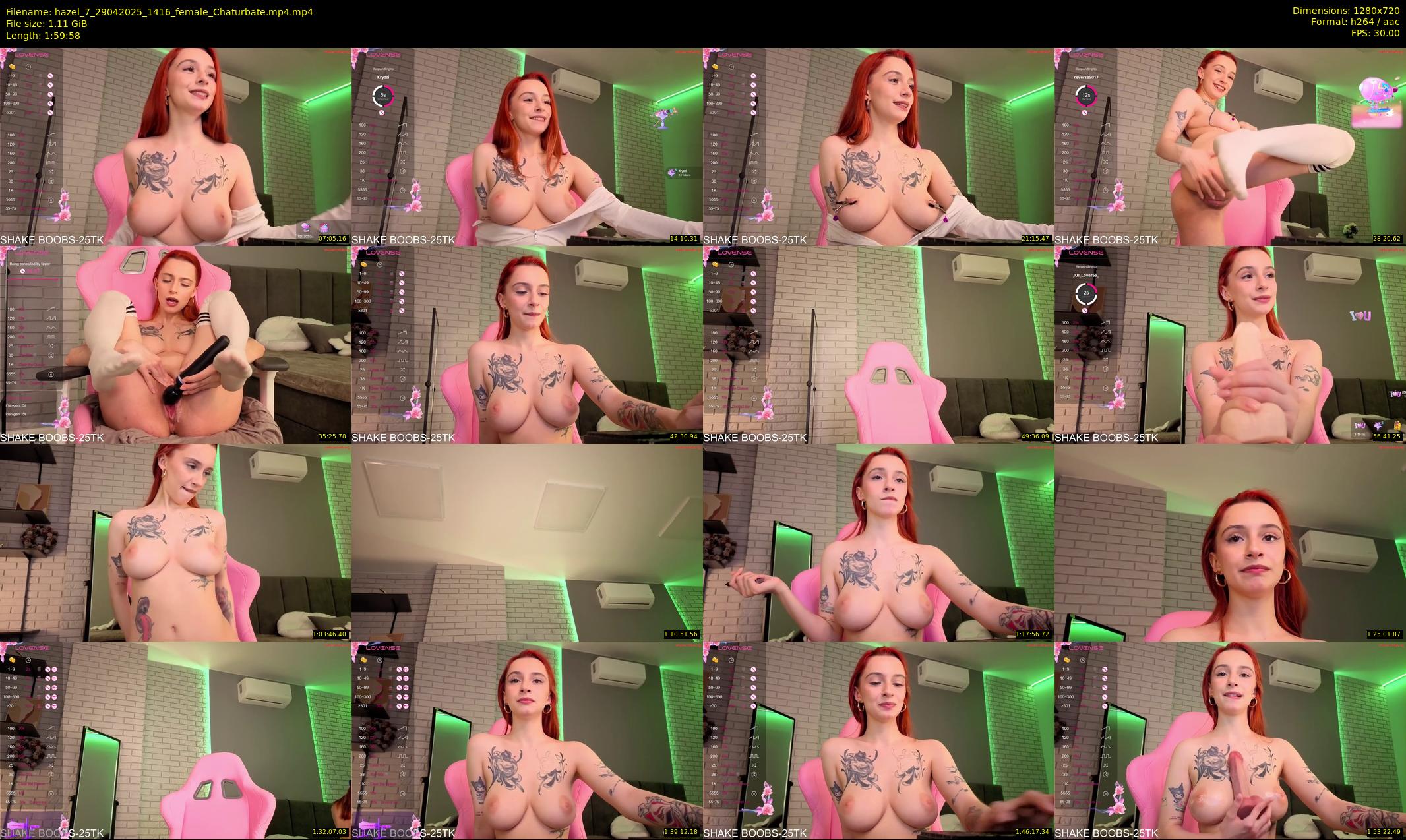 hazel_7 — 120 minute Chaturbate female cam show recording, 720p, Apr 29, 2025