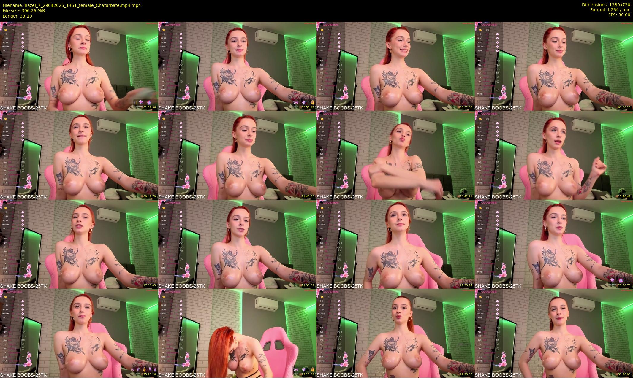 hazel_7 — 34 minute Chaturbate female cam show recording, 720p, Apr 29, 2025