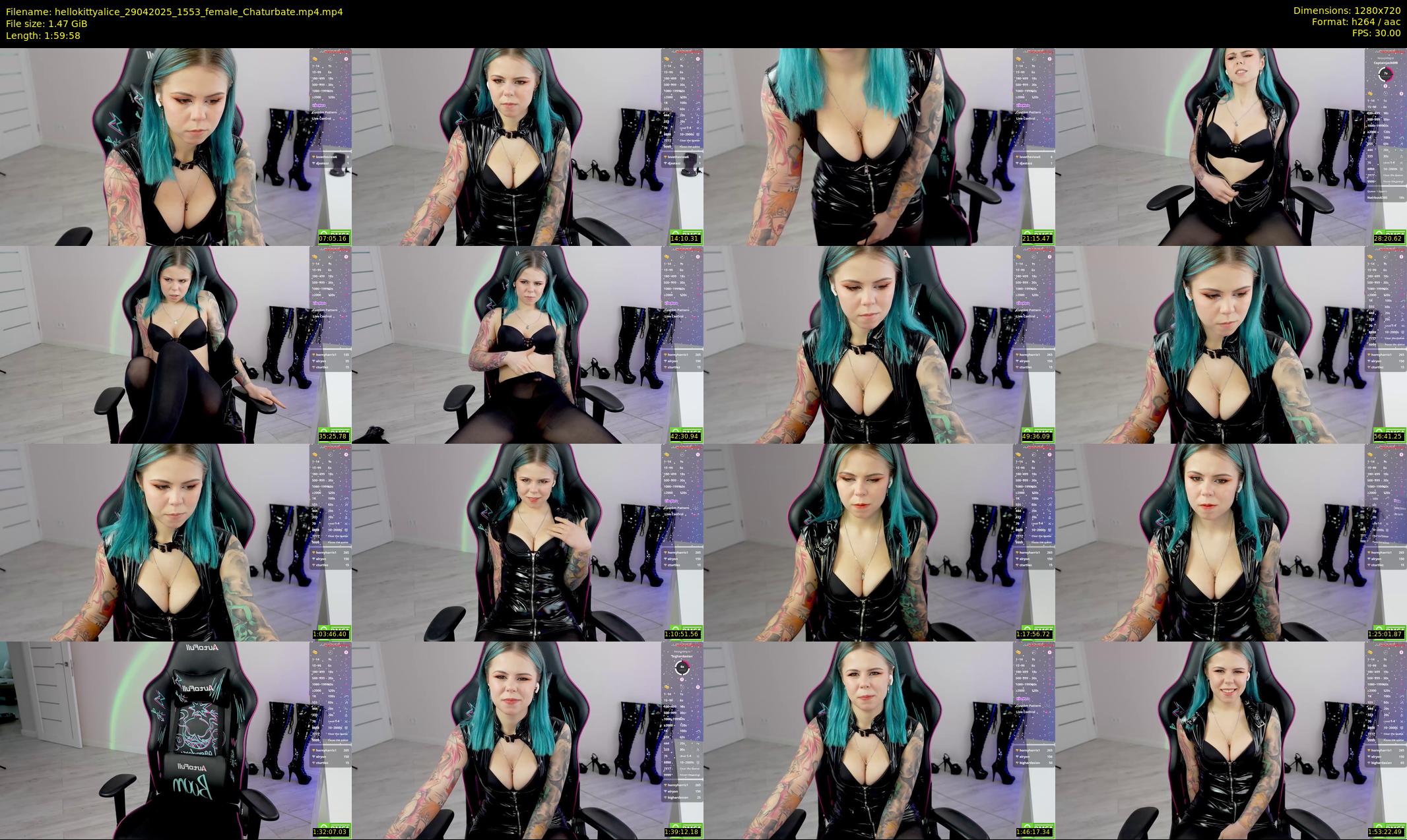 hellokittyalice — 120 minute Chaturbate female cam show recording, 720p, Apr 29, 2025
