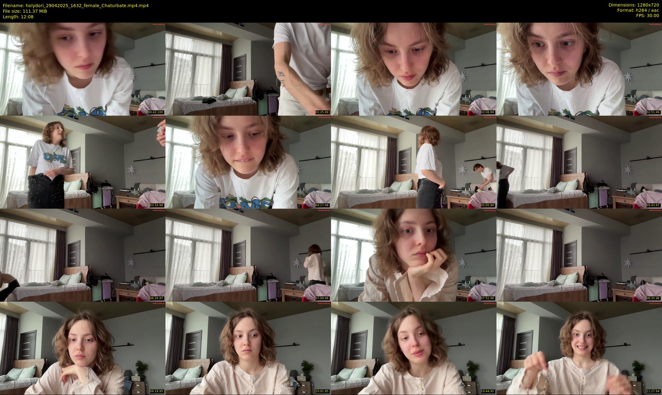 holydori — 13 minute Chaturbate female cam show recording, 720p, Apr 29, 2025
