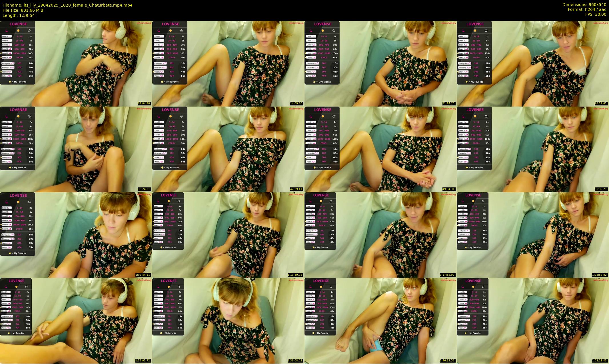 its_lily — 120 minute Chaturbate female cam show recording, 480p, Apr 29, 2025